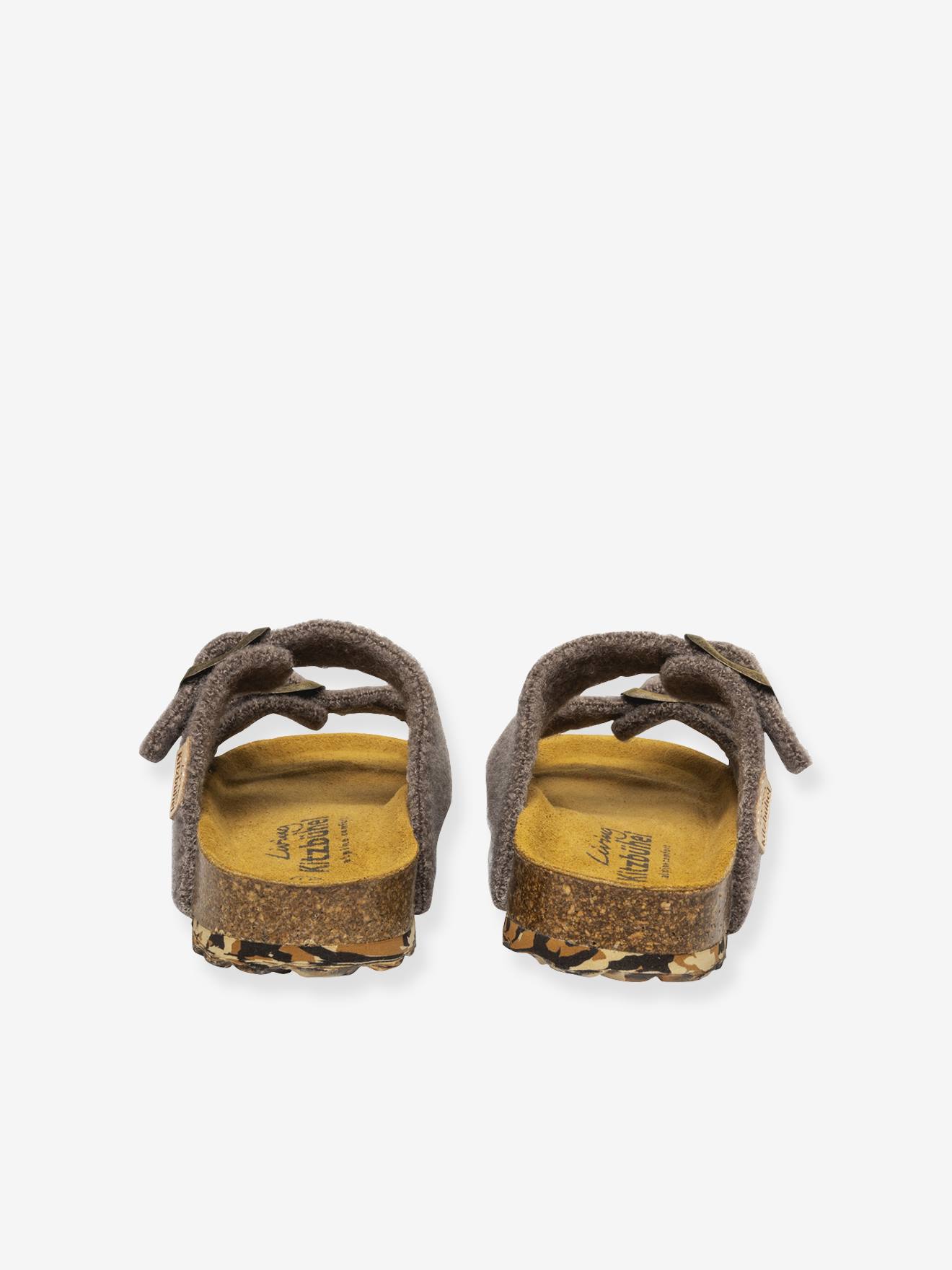 Thumbnail - Pantoletten WOOLY WONDER Kinder Living Kitzbühel meliert