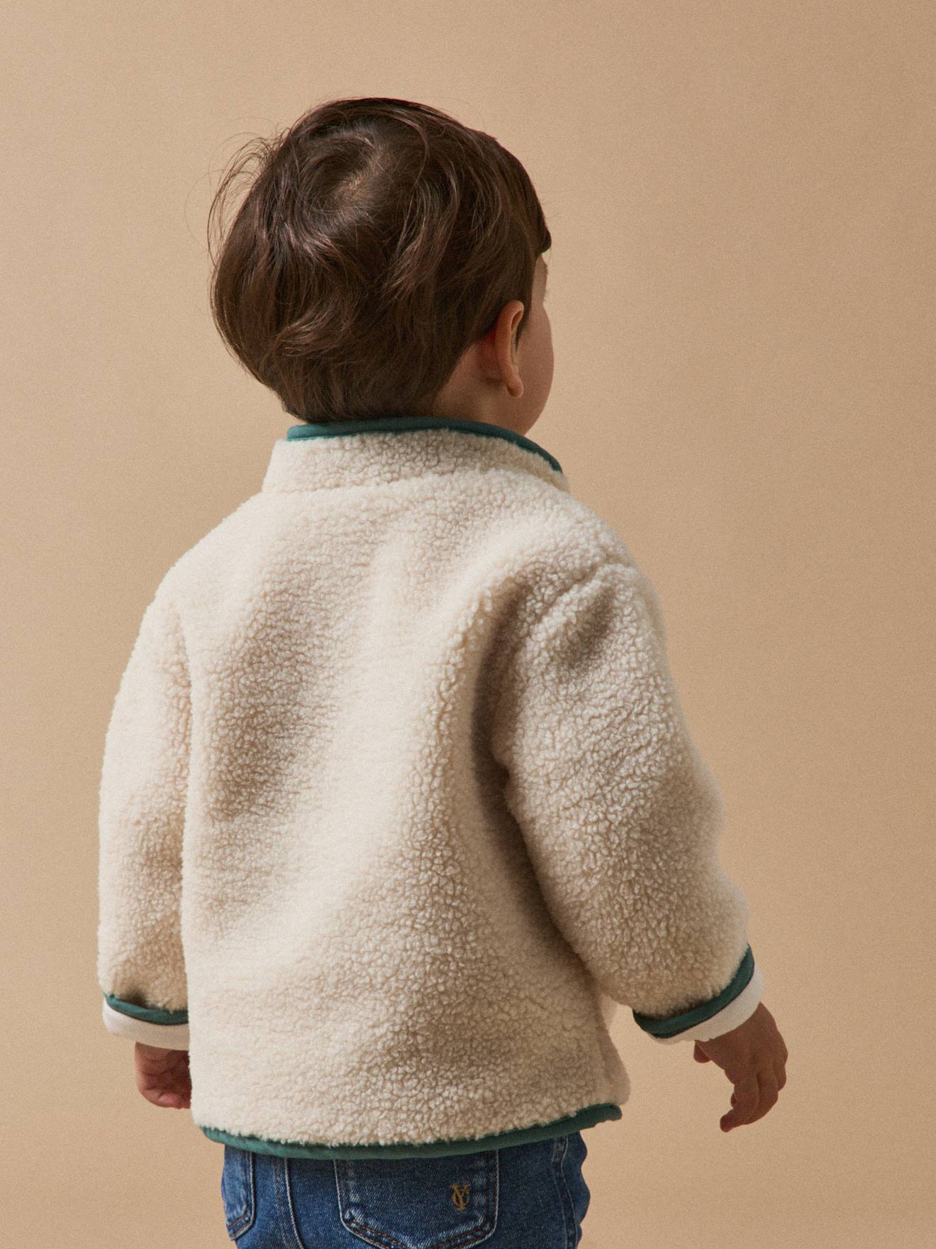 Thumbnail - Baby Teddyfleece-Weste CYRILLUS