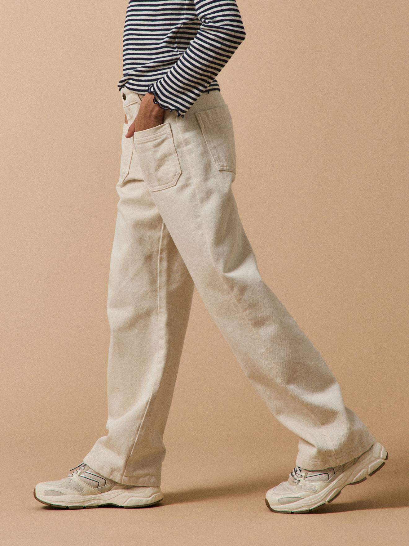 Thumbnail - Gerade Jeans Mädchen CYRILLUS