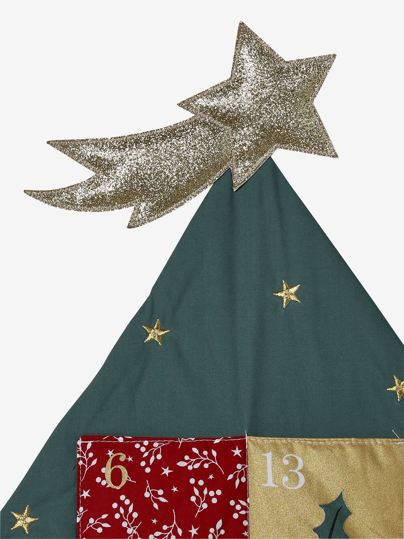 Thumbnail - Adventskalender in Tannenbaumform mit Sternschnuppe