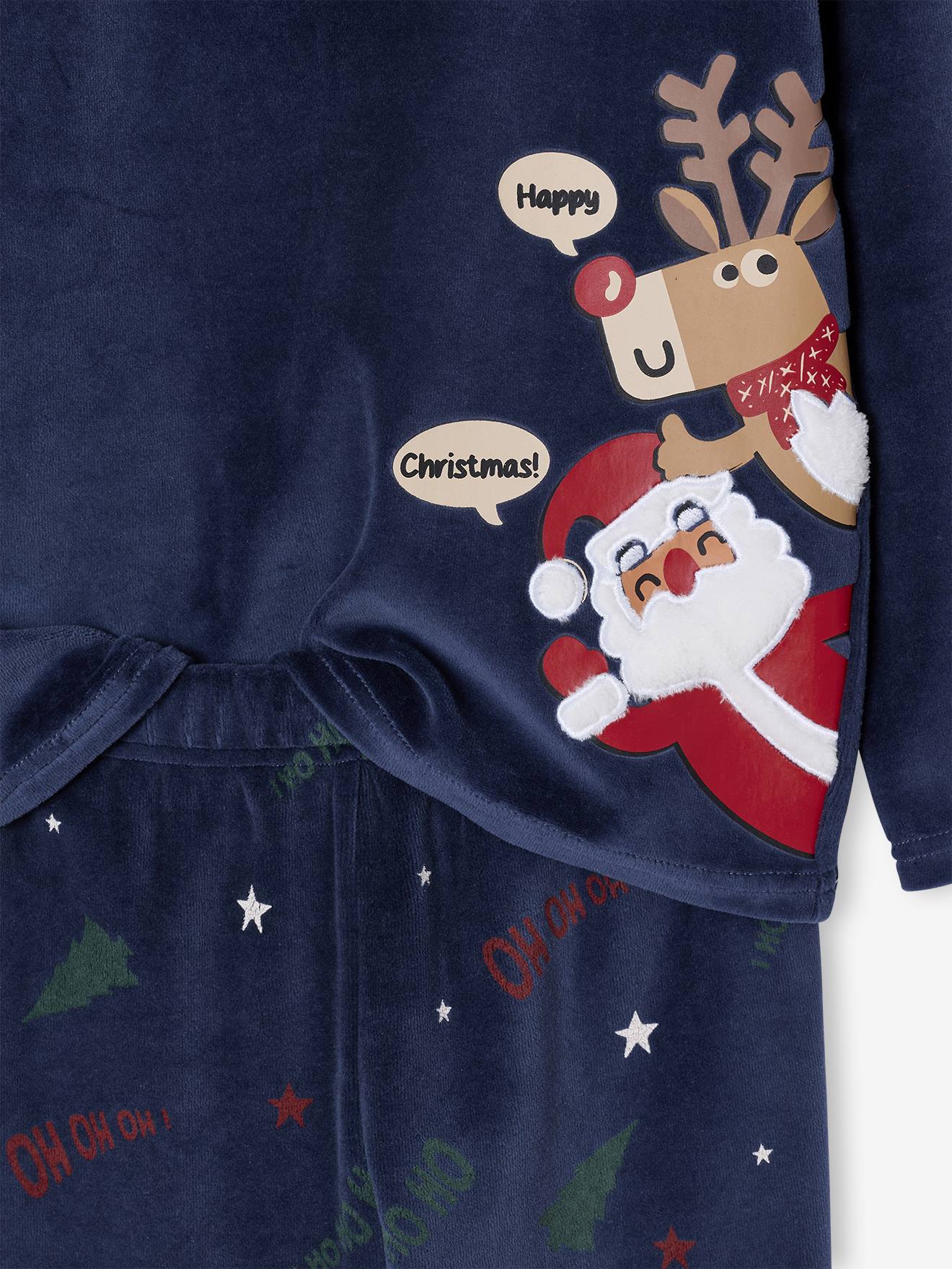 Thumbnail - Schlafanzug Samt Weihnachten Jungen