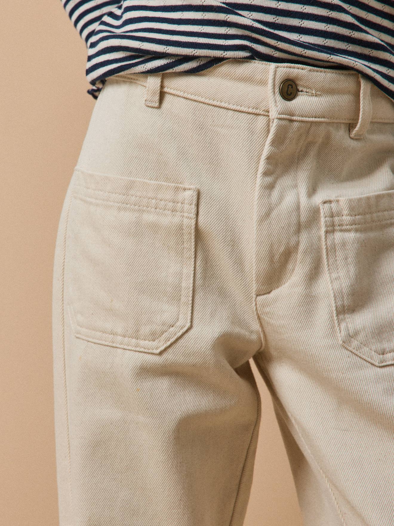 Thumbnail - Gerade Jeans Mädchen CYRILLUS