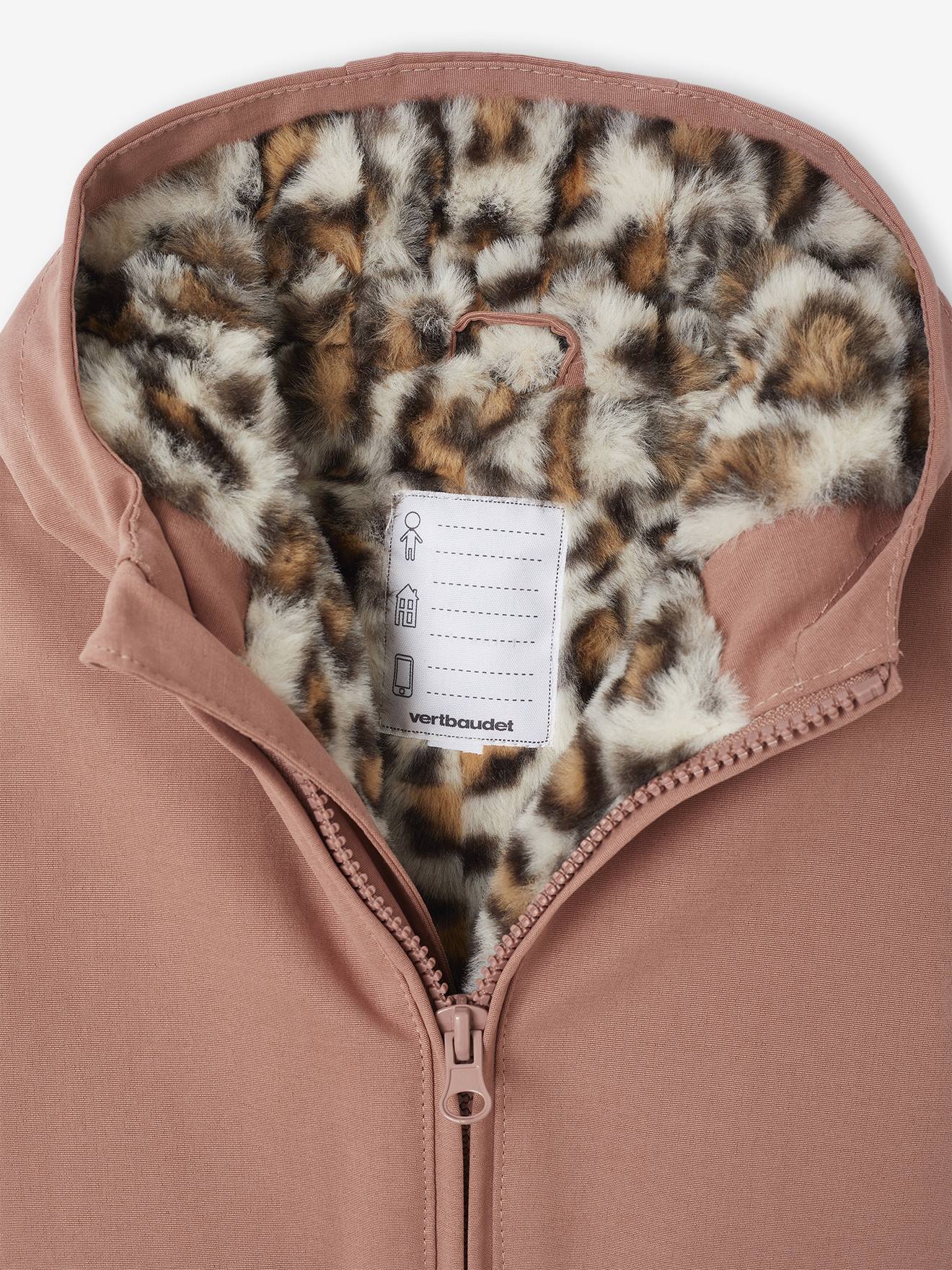 Thumbnail - Baby Winter-Overall in Leo-Optik mit Recycling-Wattierung