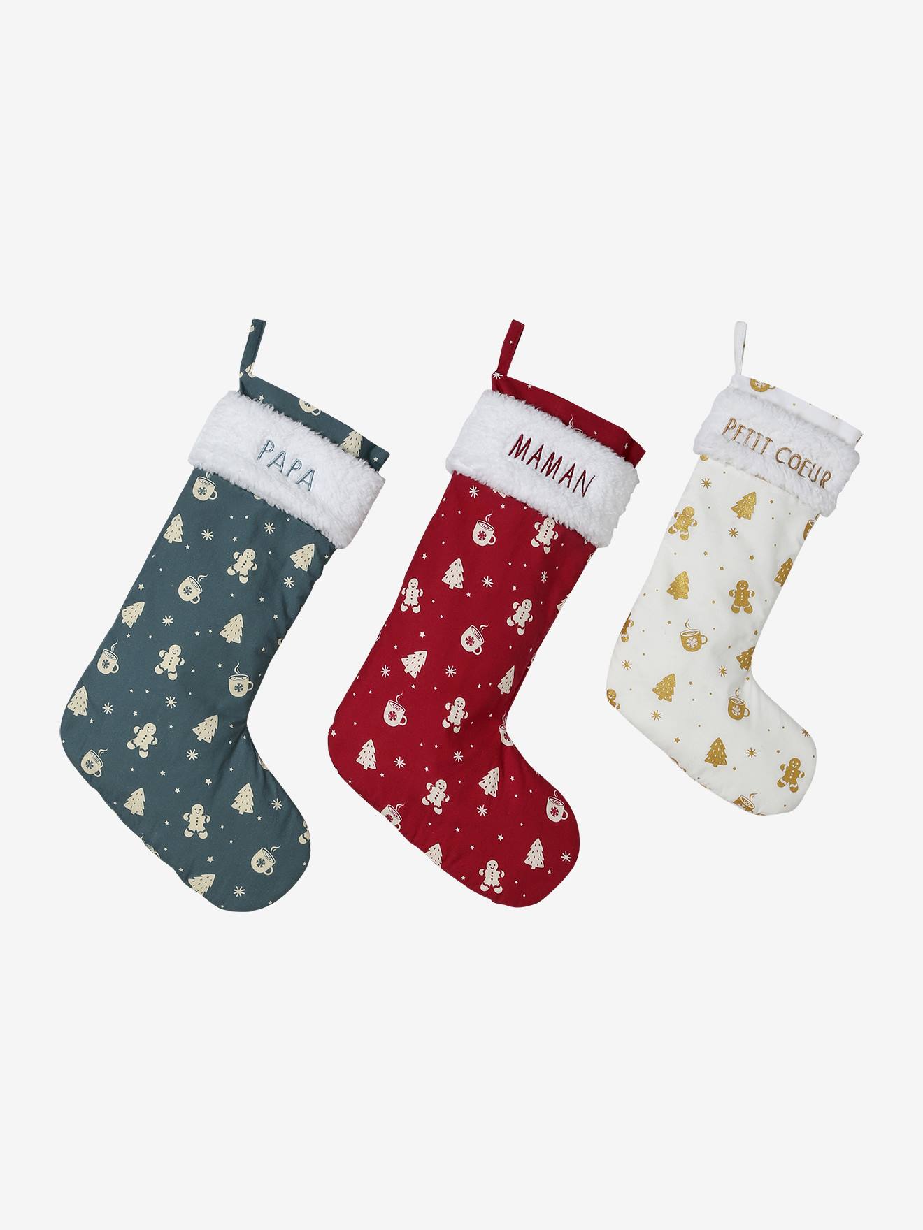 Thumbnail - 3er-Set Weihnachtsstrümpfe für die Familie