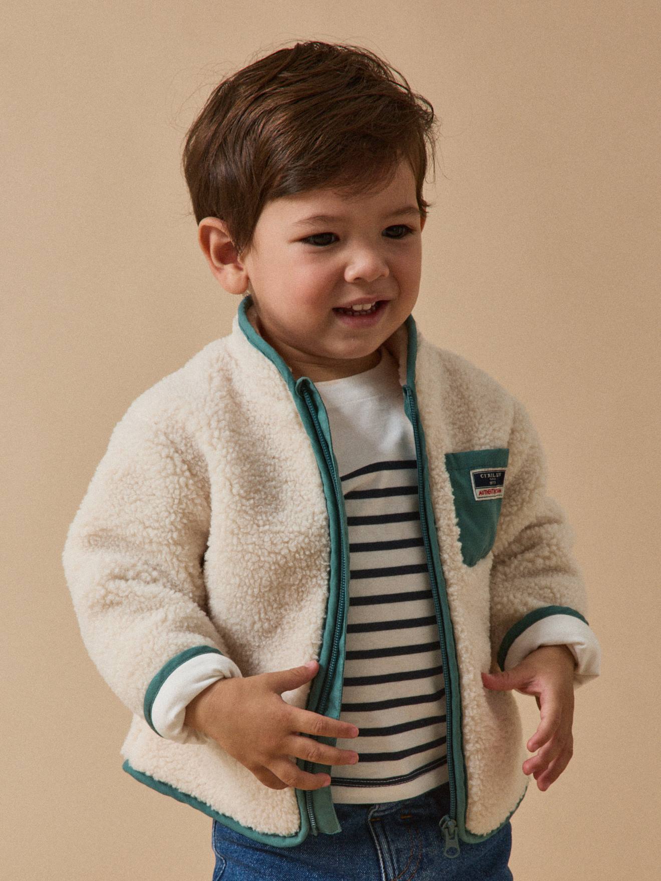 Thumbnail - Baby Teddyfleece-Weste CYRILLUS