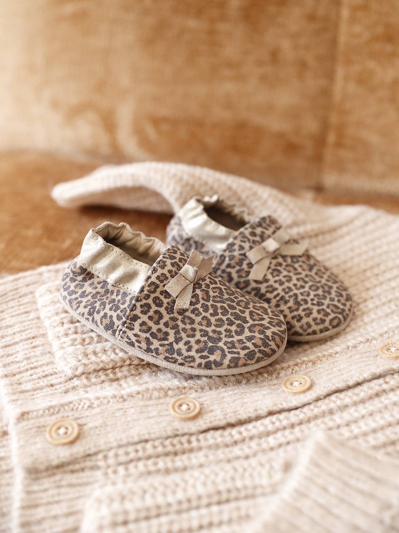 Baby Leder-Krabbelschuhe