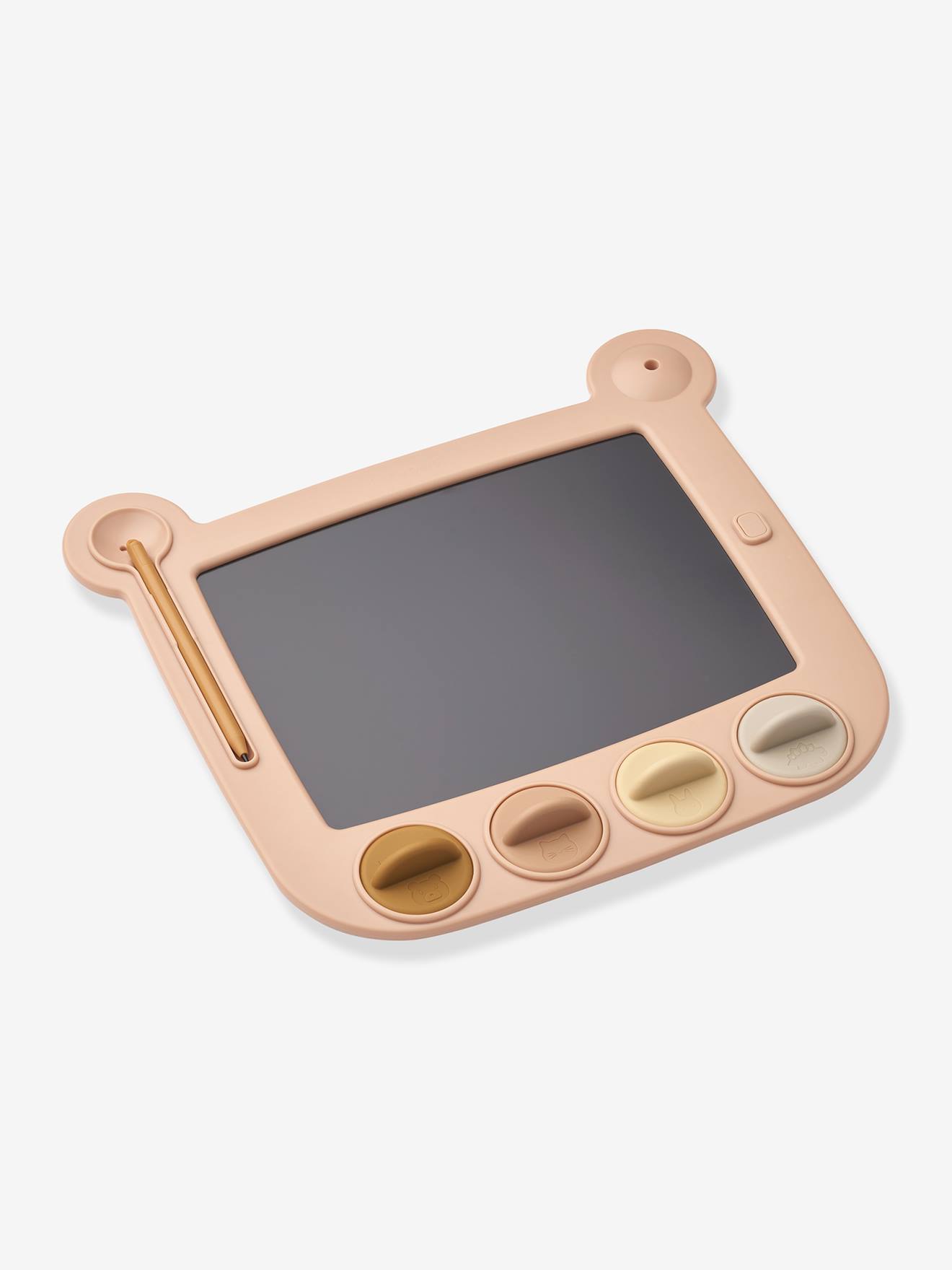 Zeichen-Tablet in Bärenform mit Stempeln VANZORA LCD-Bildschirm LIEWOOD rosa