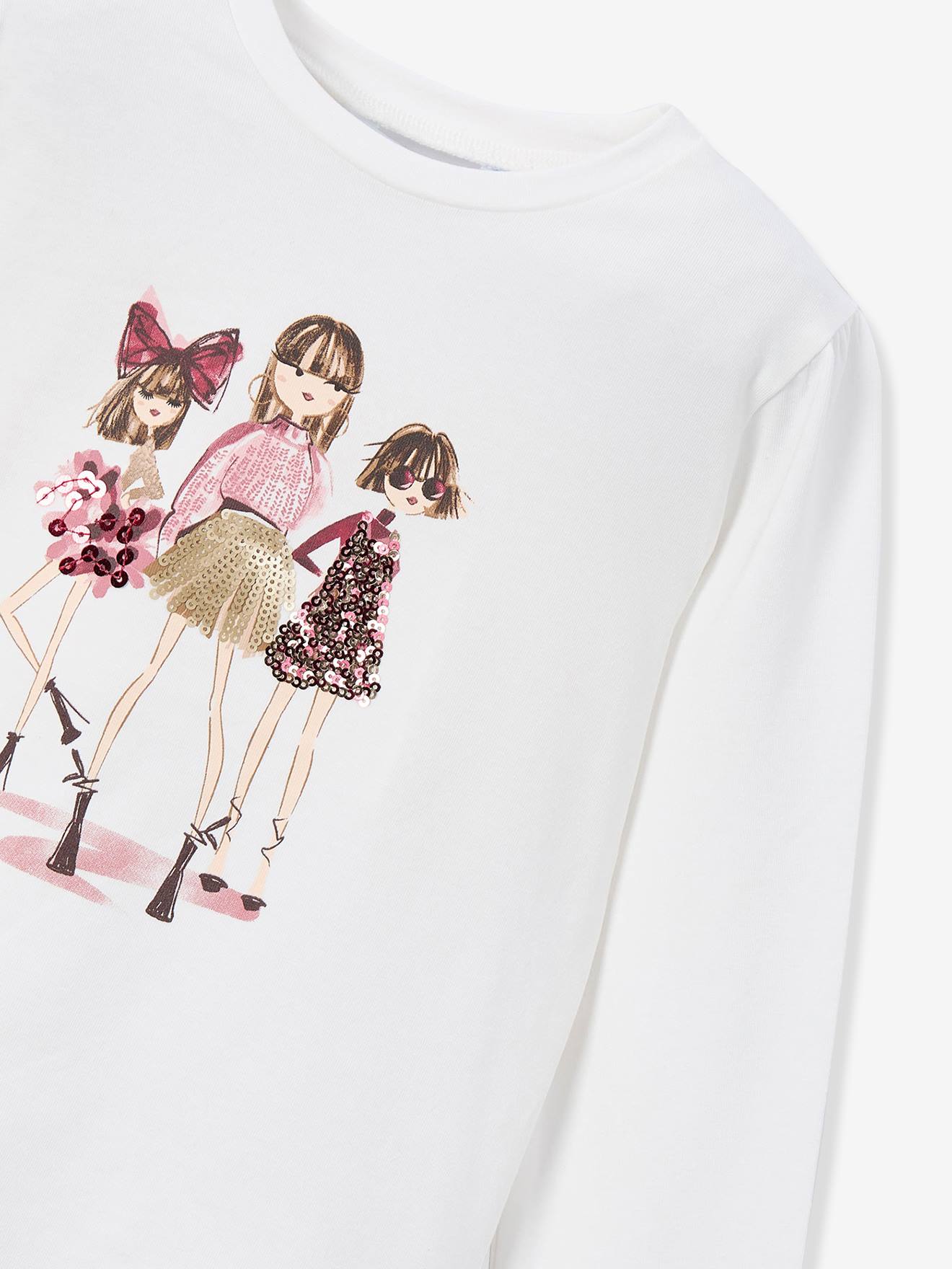 Thumbnail - Mädchen Shirt mit Pailletten Mayoral