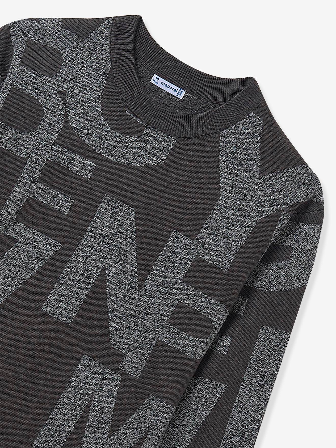 Thumbnail - Mädchen Strickkleid Mayoral mit Jacquard-Buchstaben