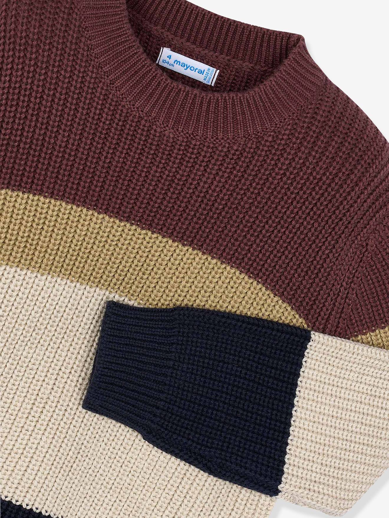Thumbnail - Jungen Strickpullover mit Colorblocking Mayoral