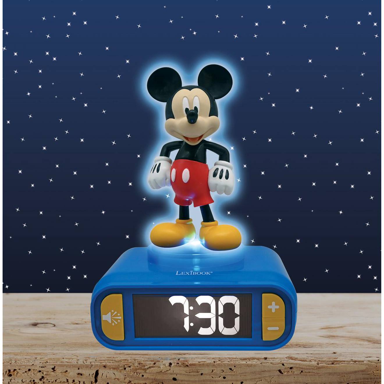 Thumbnail - Wecker mit Mickey-Nachtlicht in 3D