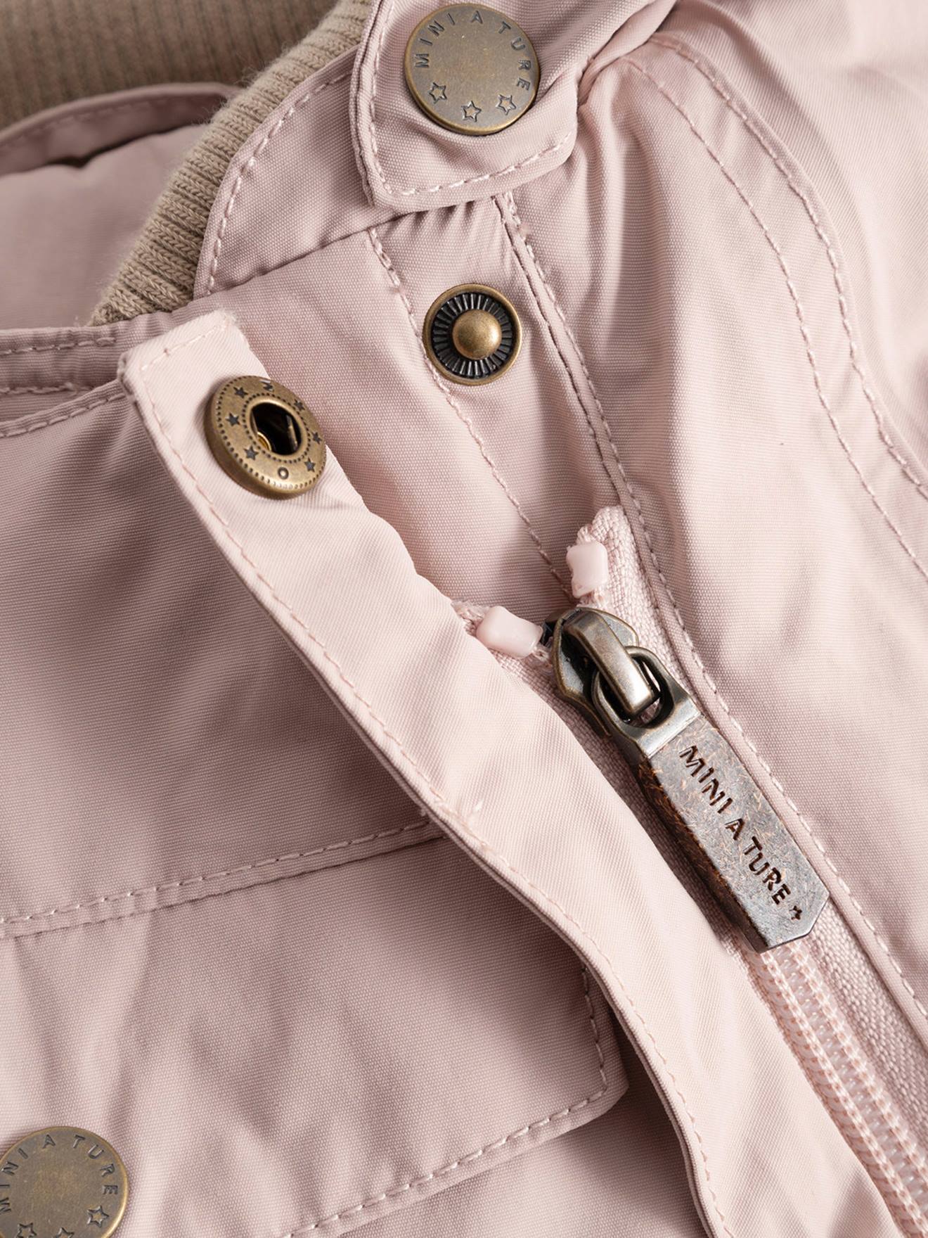 Thumbnail - Schneeanzug mit Fleecefutter MATWISTI Kinder MINI A TURE pudrig