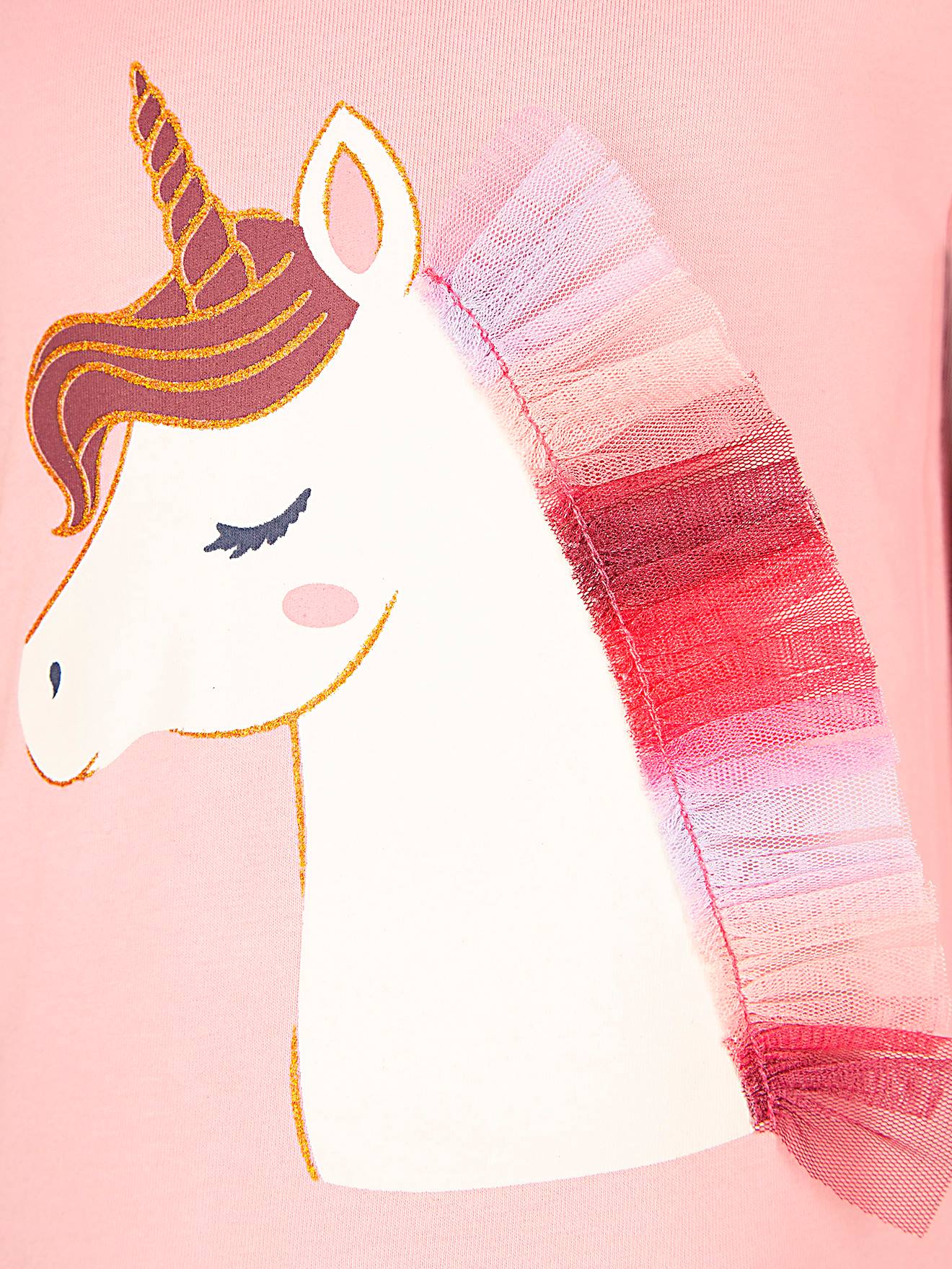 Thumbnail - Kleid mit Tüllrock Happy Girls Mädchen Einhornprint pudrig