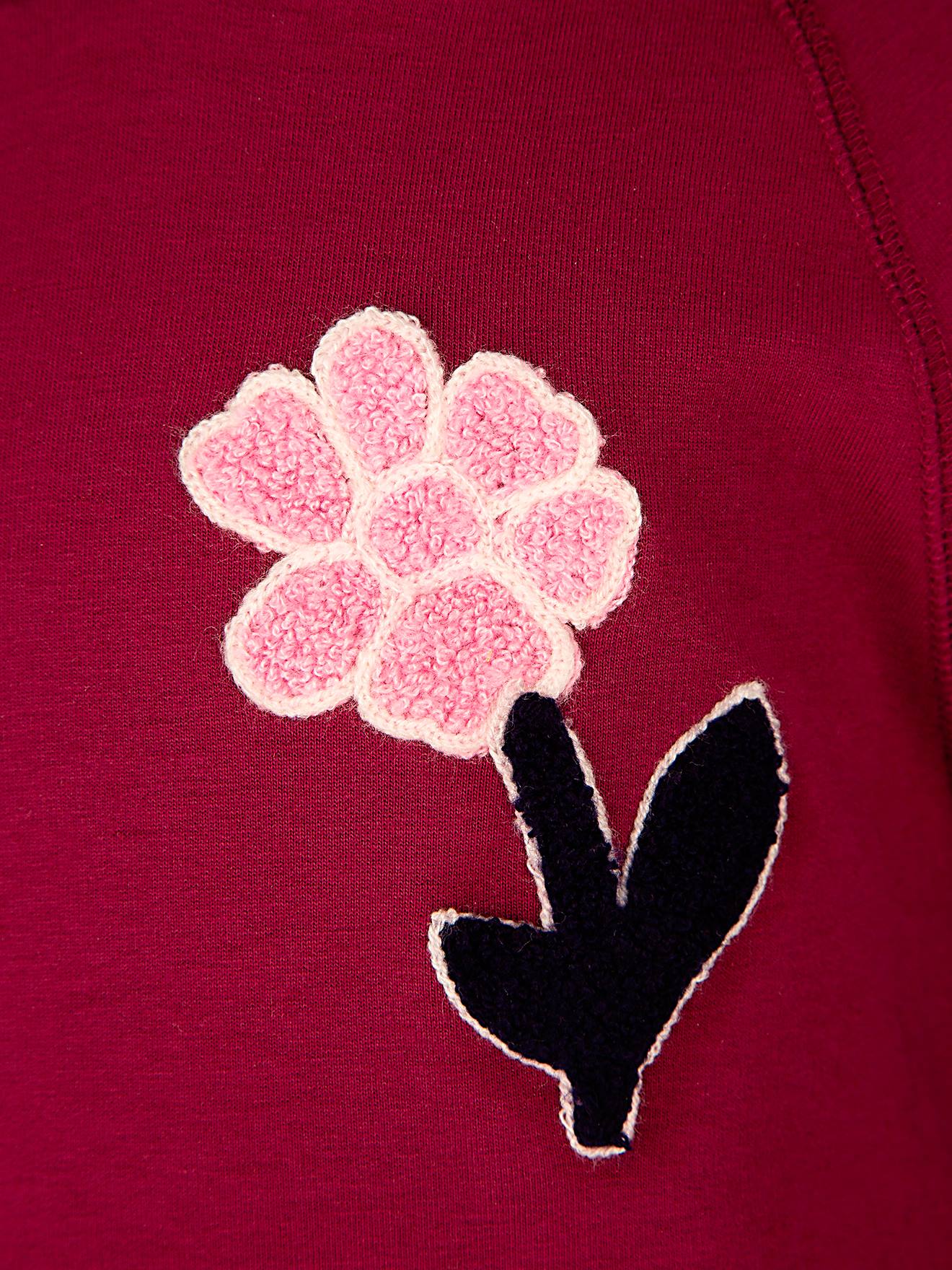 Thumbnail - Winterkleid mit Kapuze Happy Girls Mädchen granatapfel