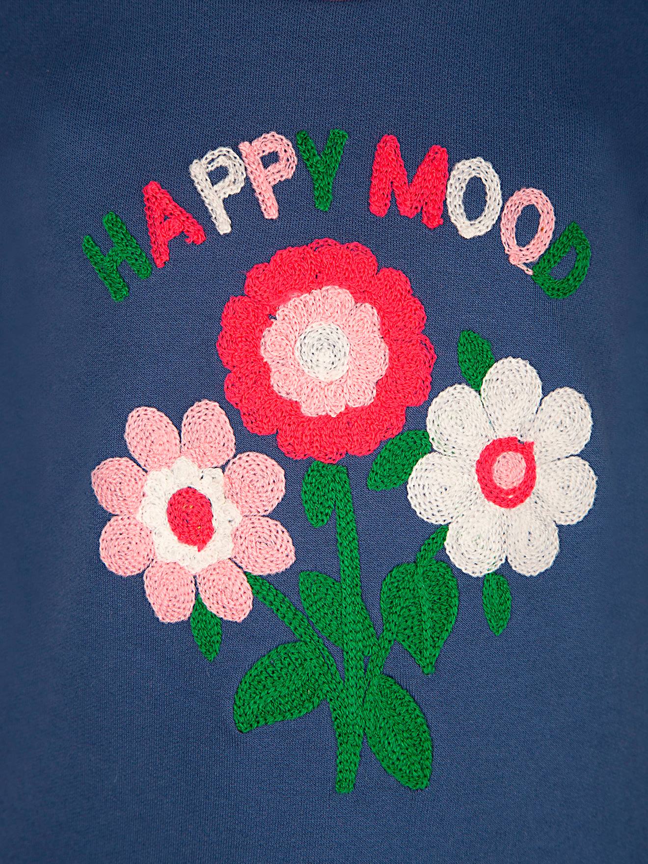 Thumbnail - Sweatkleid mit Stickblume Happy Girls Mädchen