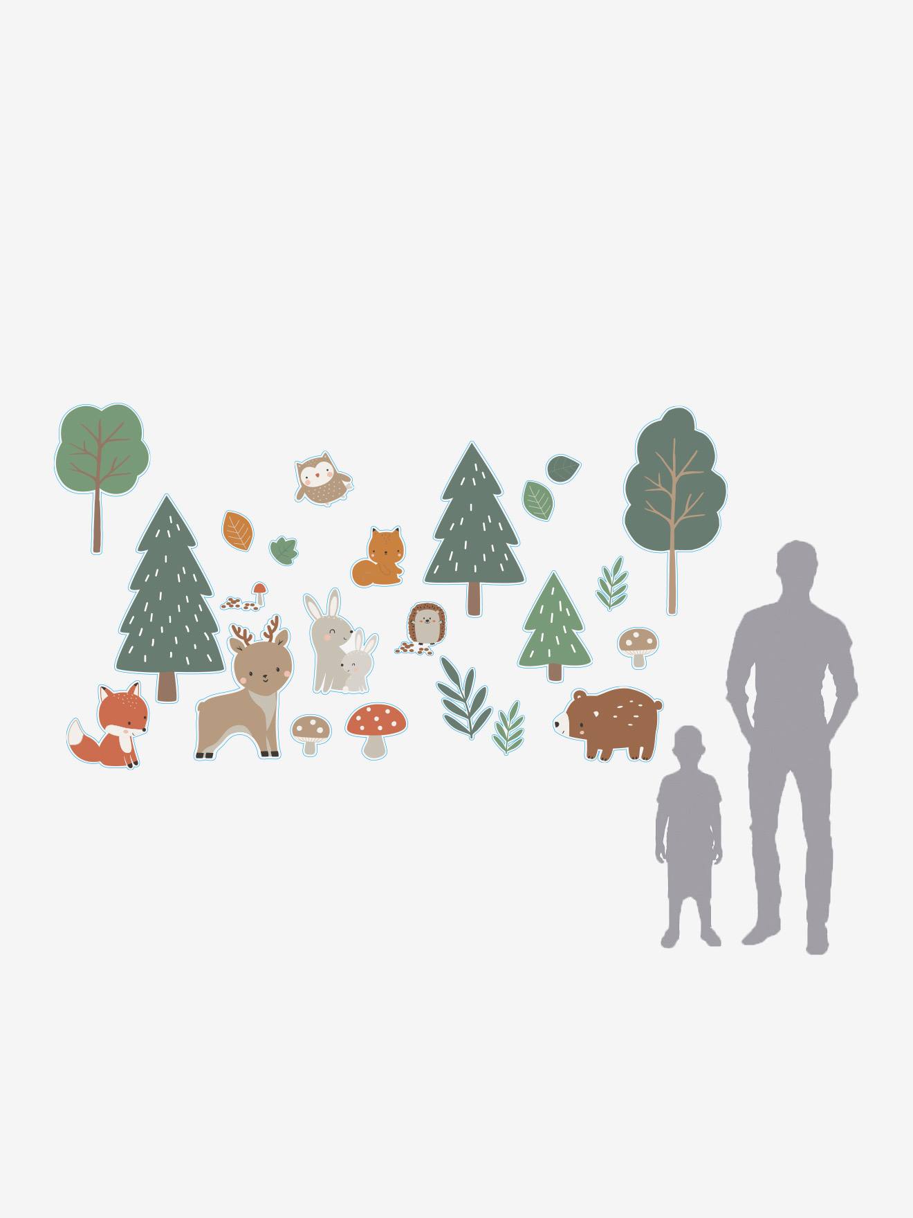 Thumbnail - Kinderzimmer XXL-Wandsticker GRÜNER WALD