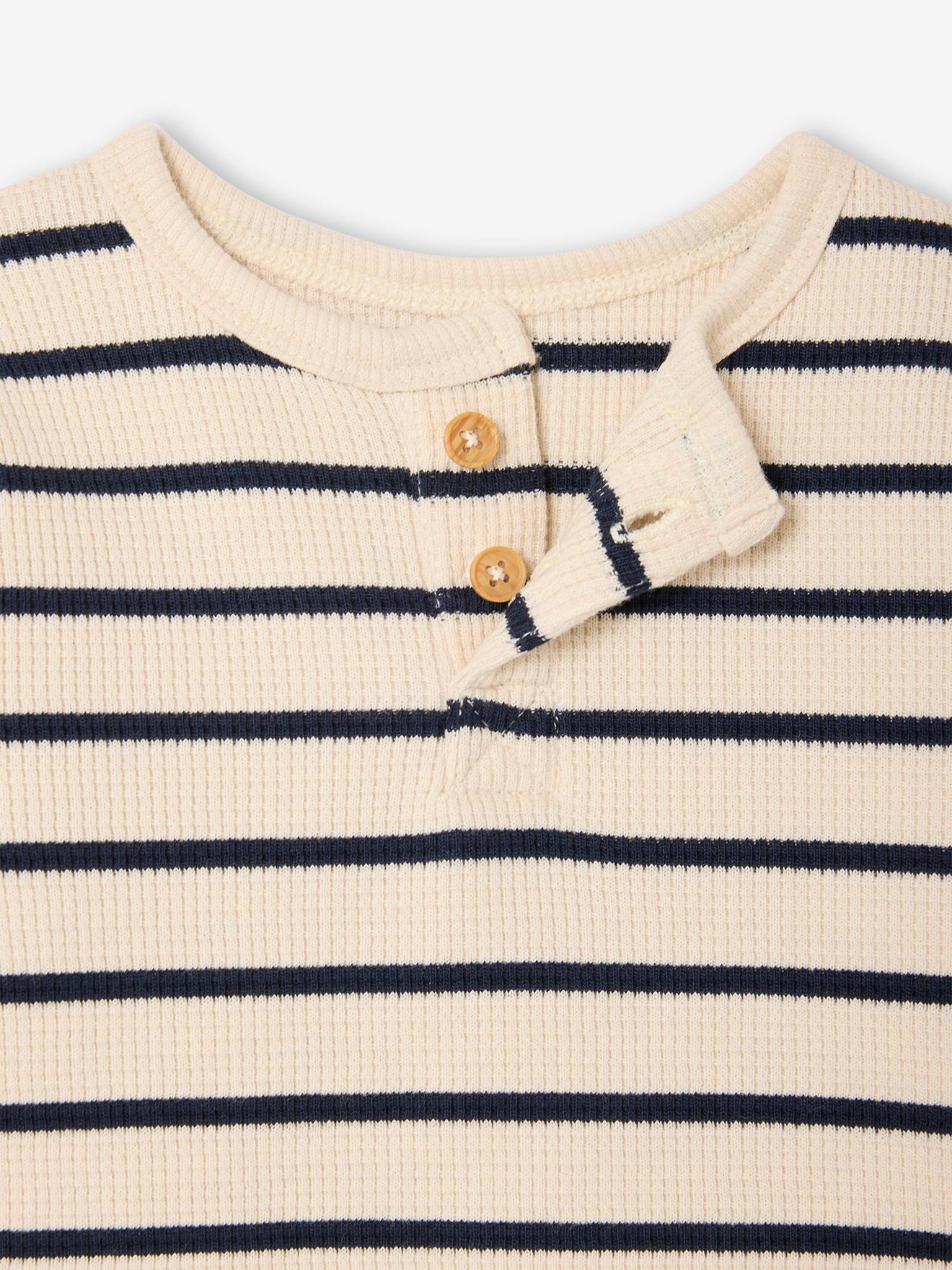 Thumbnail - 2er-Pack Baby Shirts aus Waffelstrick