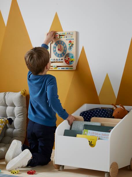Kinder Spieluhr mit Kalender, Holz FSC® - mehrfarbig+mehrfarbig - 4