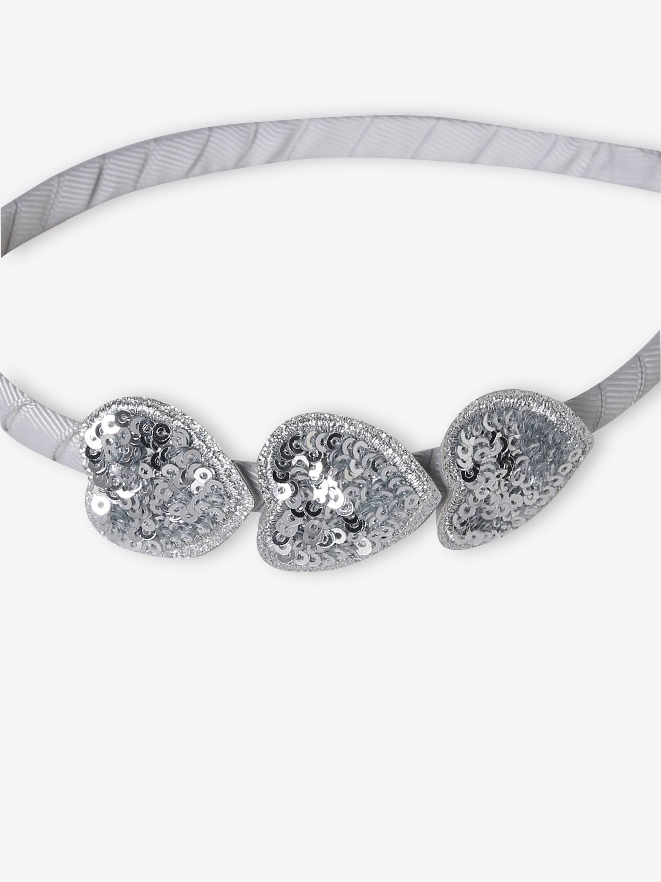 Thumbnail - Mädchen Haarreif mit Pailletten-Herzen