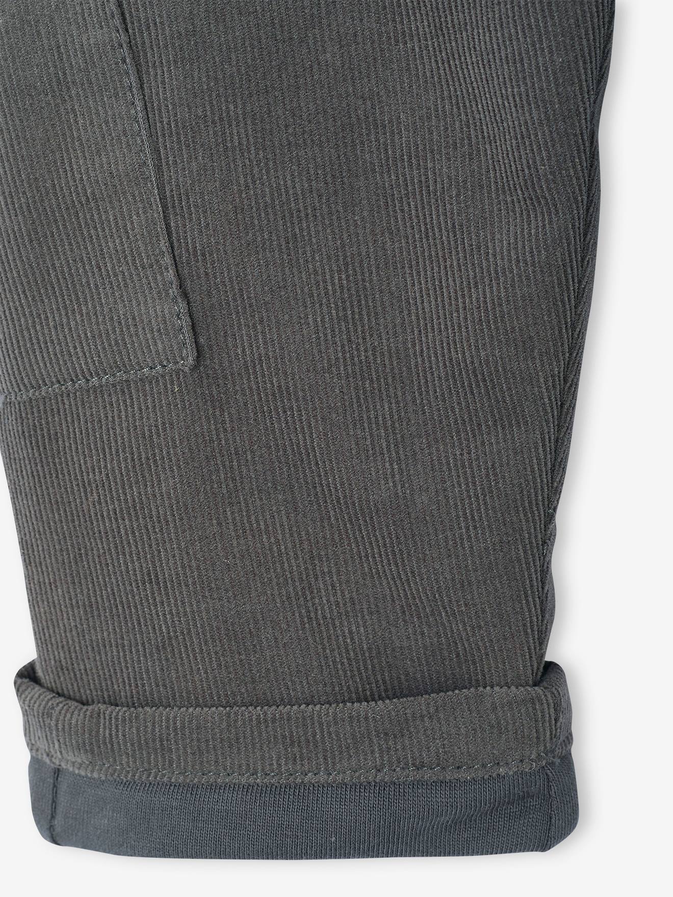 Thumbnail - Gefütterte Baby Cordhose im Cargo-Stil