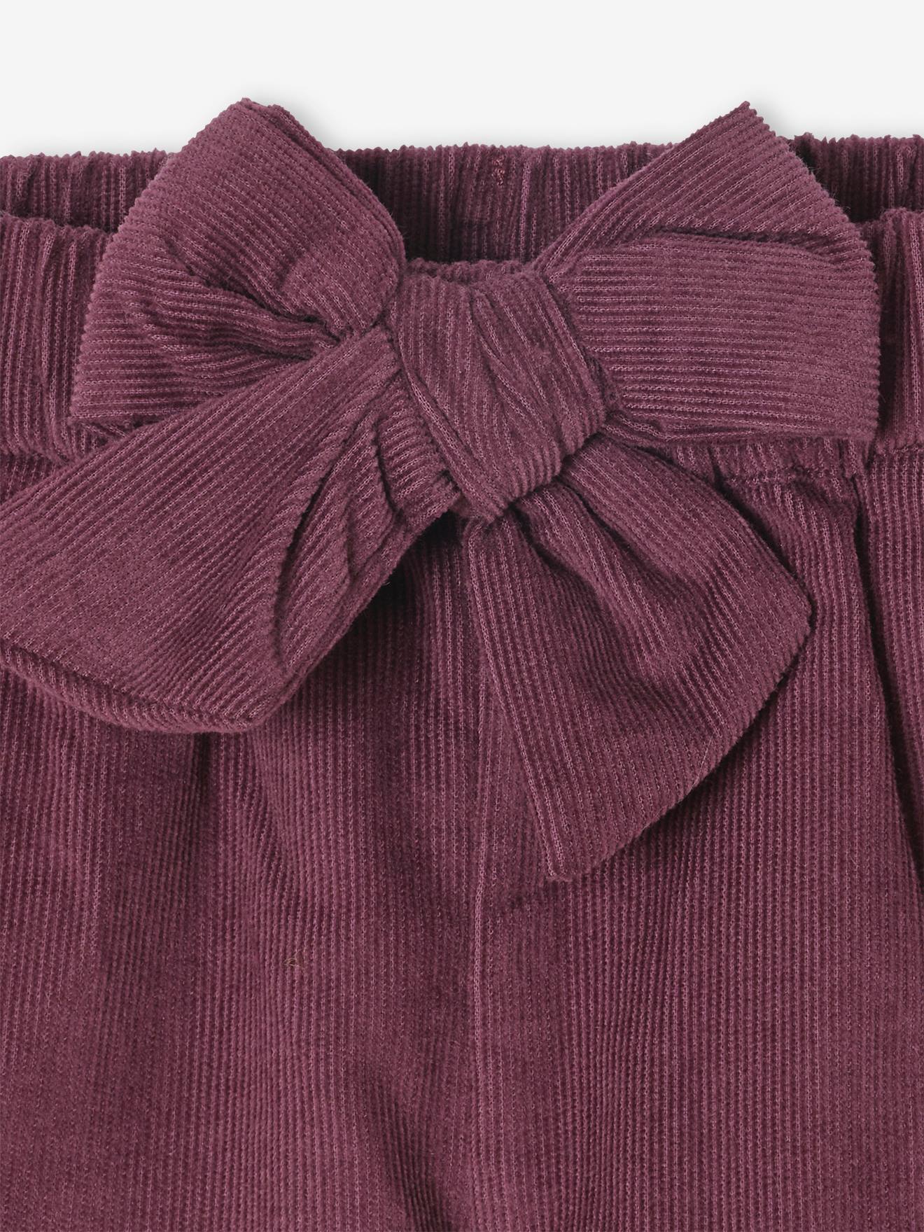 Thumbnail - Baby Shorts aus Feincord mit Bindegürtel