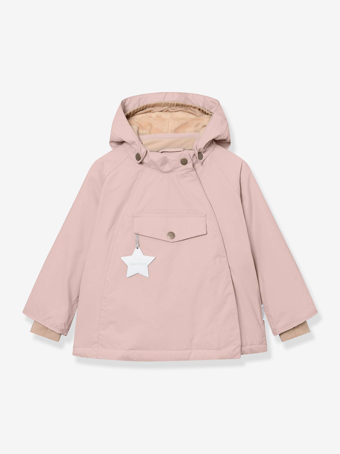 Winterjacke mit Fleecefutter MATWANG Kinder MINI A TURE pudrig rosa Gr. 98/104