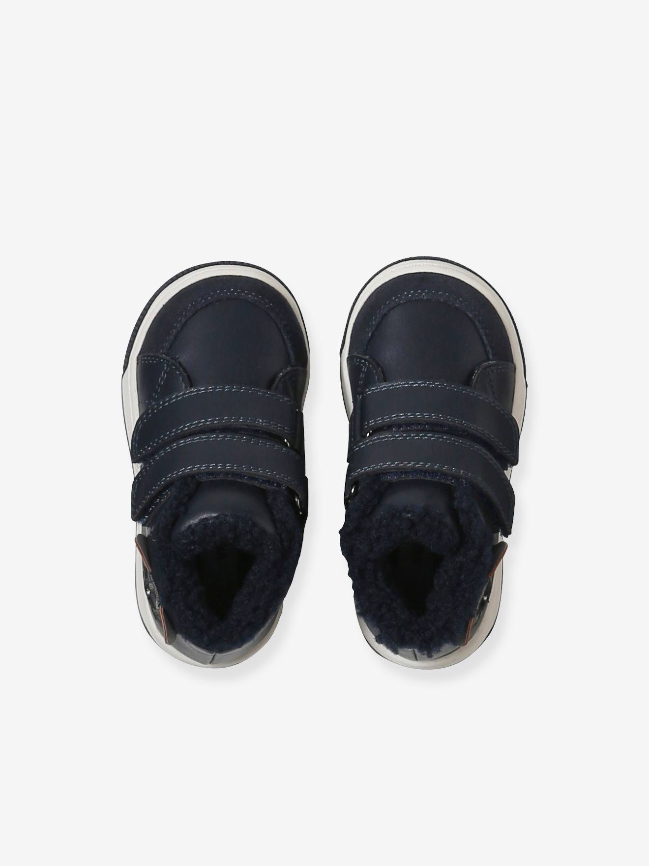 Thumbnail - Gefütterte Baby Sneakers für Jungen mit Klettverschluss und Hundemotiv