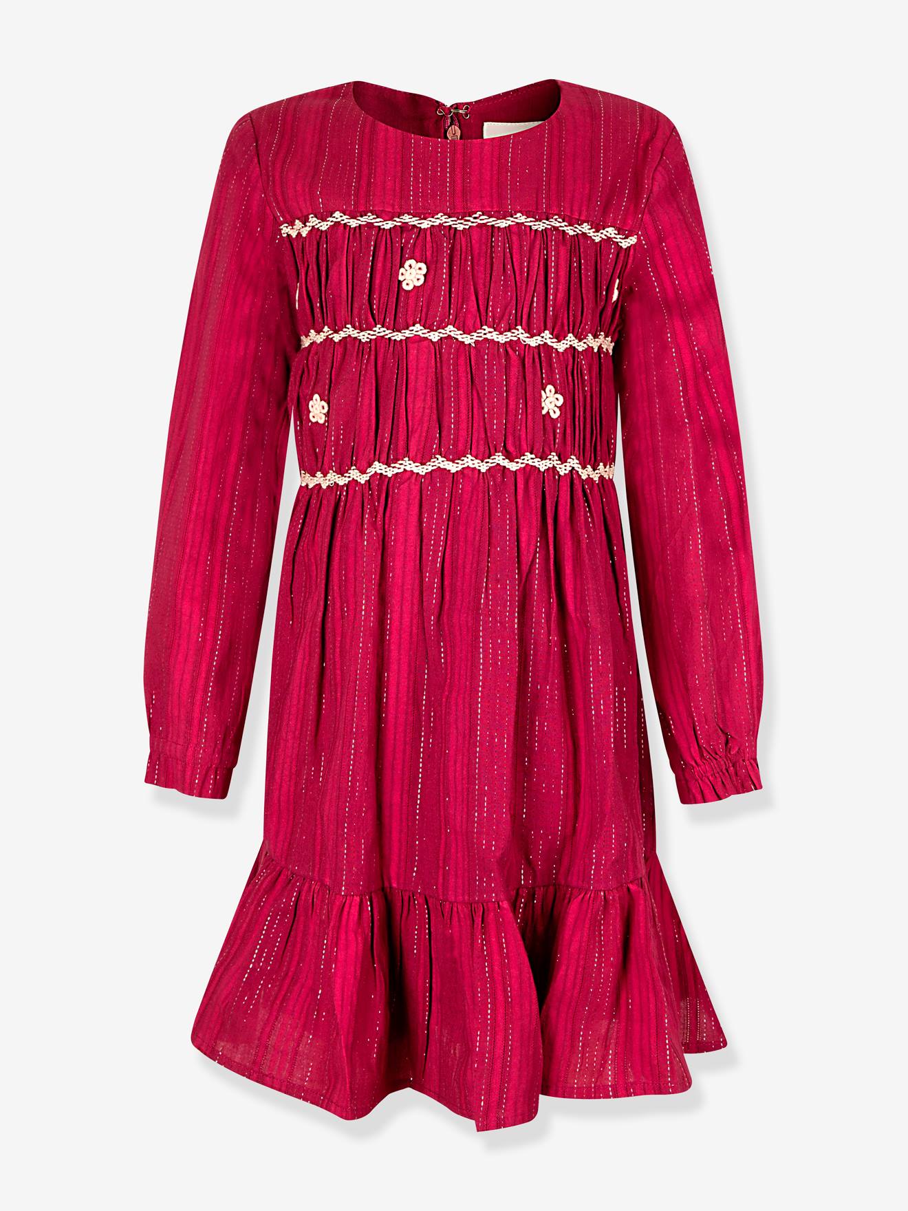 Kleid Happy Girls Mädchen Brustpasse granatapfel Gr. 98/104