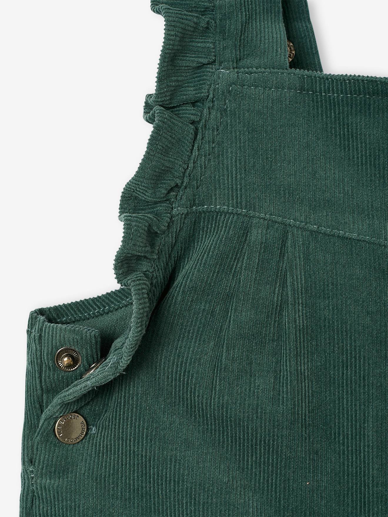 Thumbnail - Mädchen Baby Cord-Latzhose mit Volants