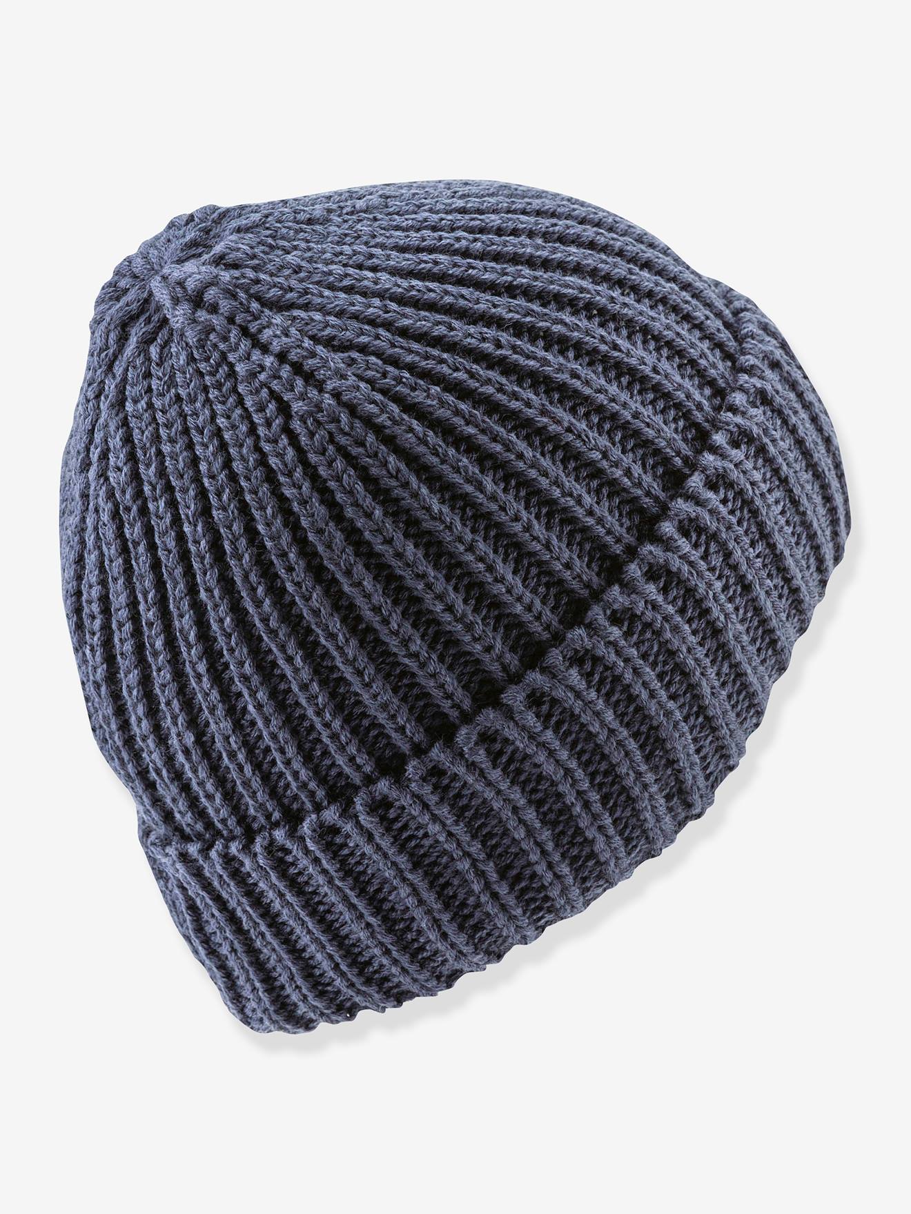 Thumbnail - Strickmütze Ripp-Optik Umschlag Kinder Sterntaler