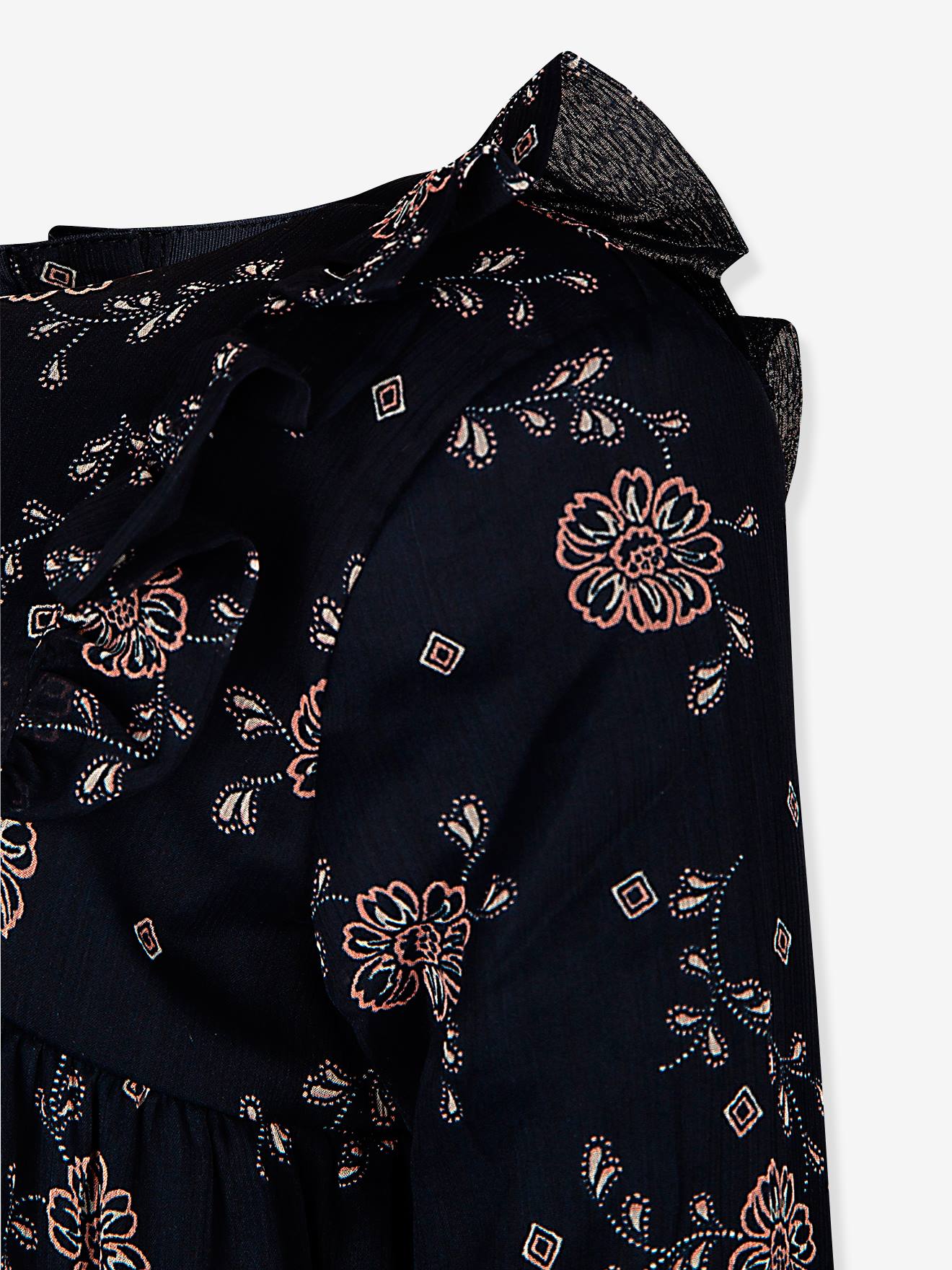 Thumbnail - Maxikleid Langarm Happy Girls Mädchen mit Rüschen