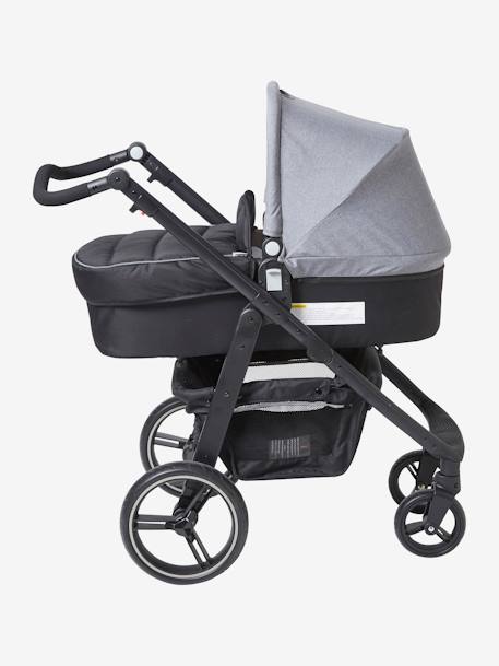 Kombi-Kinderwagen „Mobicity“ mit Babywanne - schwarz+schwarz/grau - 17