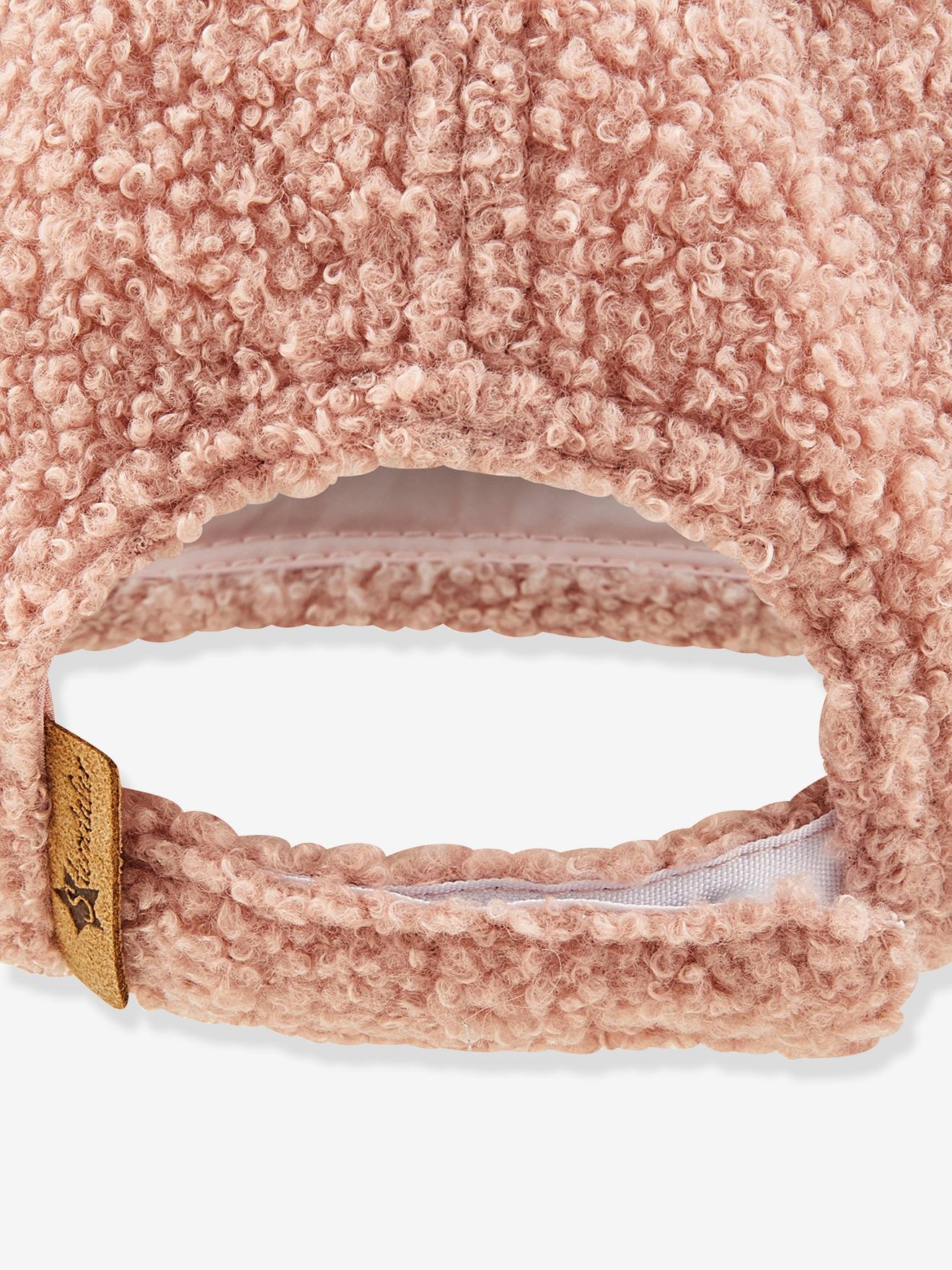 Thumbnail - Basecap Teddyplüsch mit Druckknöpfen Mädchen Sterntaler pudrig