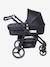 Kombi-Kinderwagen „Mobicity“ mit Babywanne - schwarz+schwarz/grau - 6