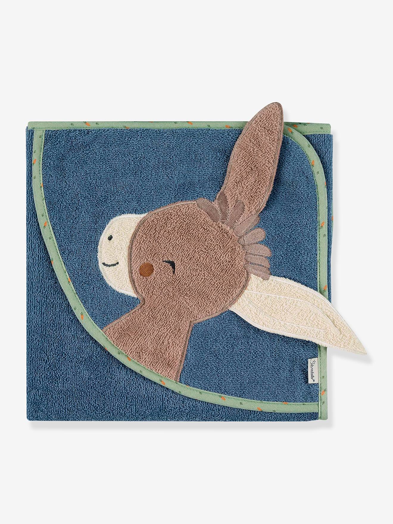 Kapuzenbadetuch Baby EMMILIUS Sterntaler blau