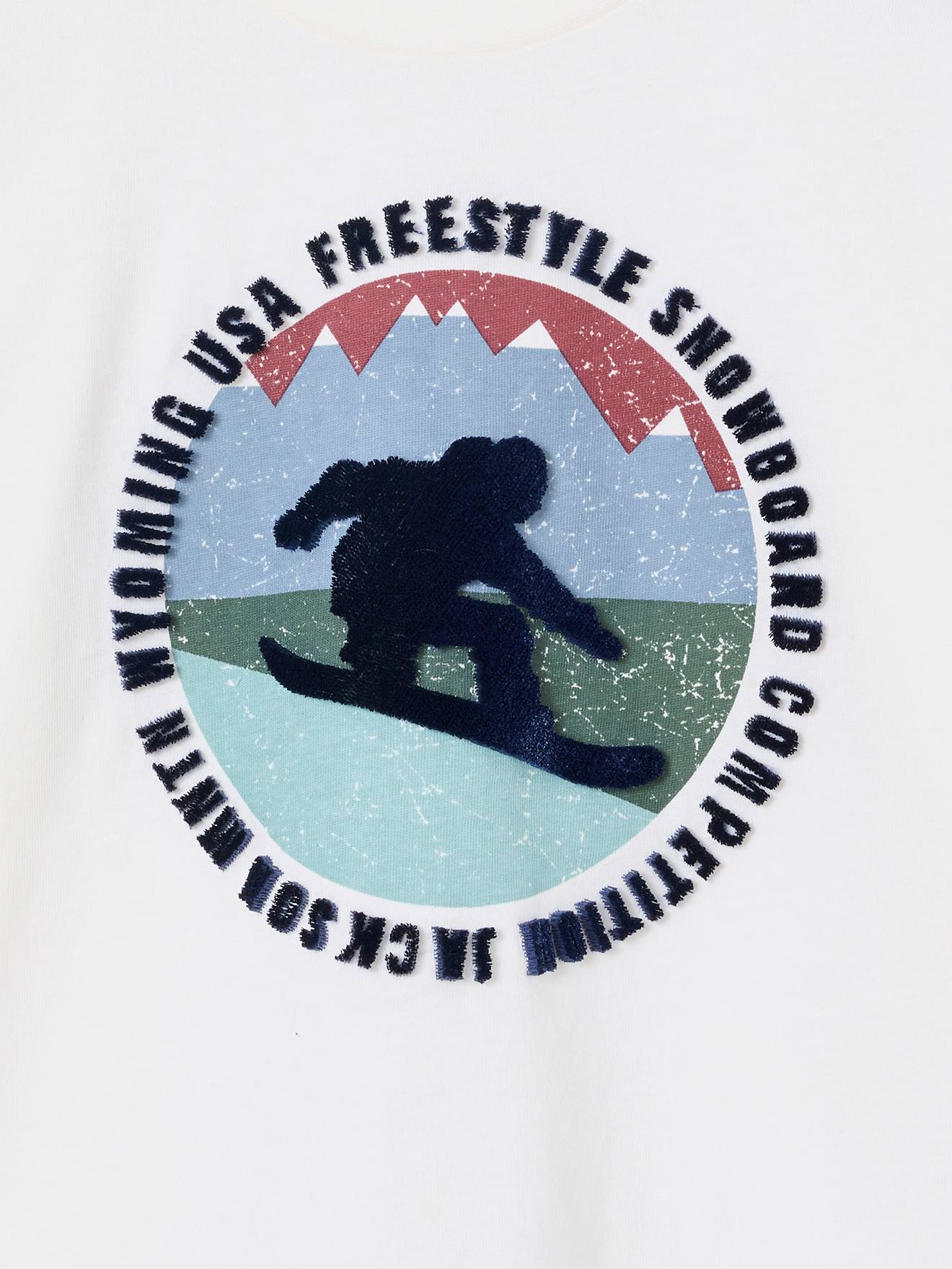 Thumbnail - Jungen Shirt mit Flockprint