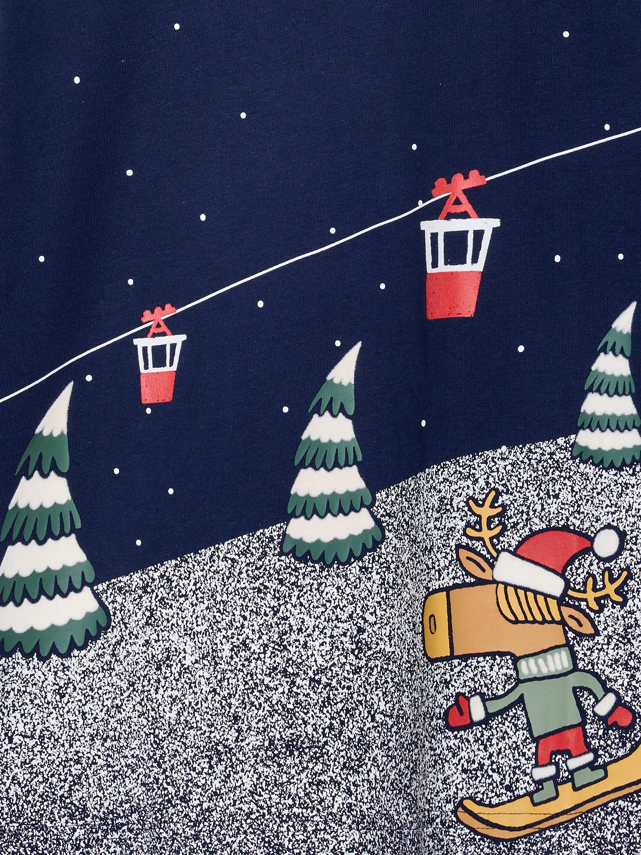 Thumbnail - Jungen Weihnachts-Shirt mit Flockprint