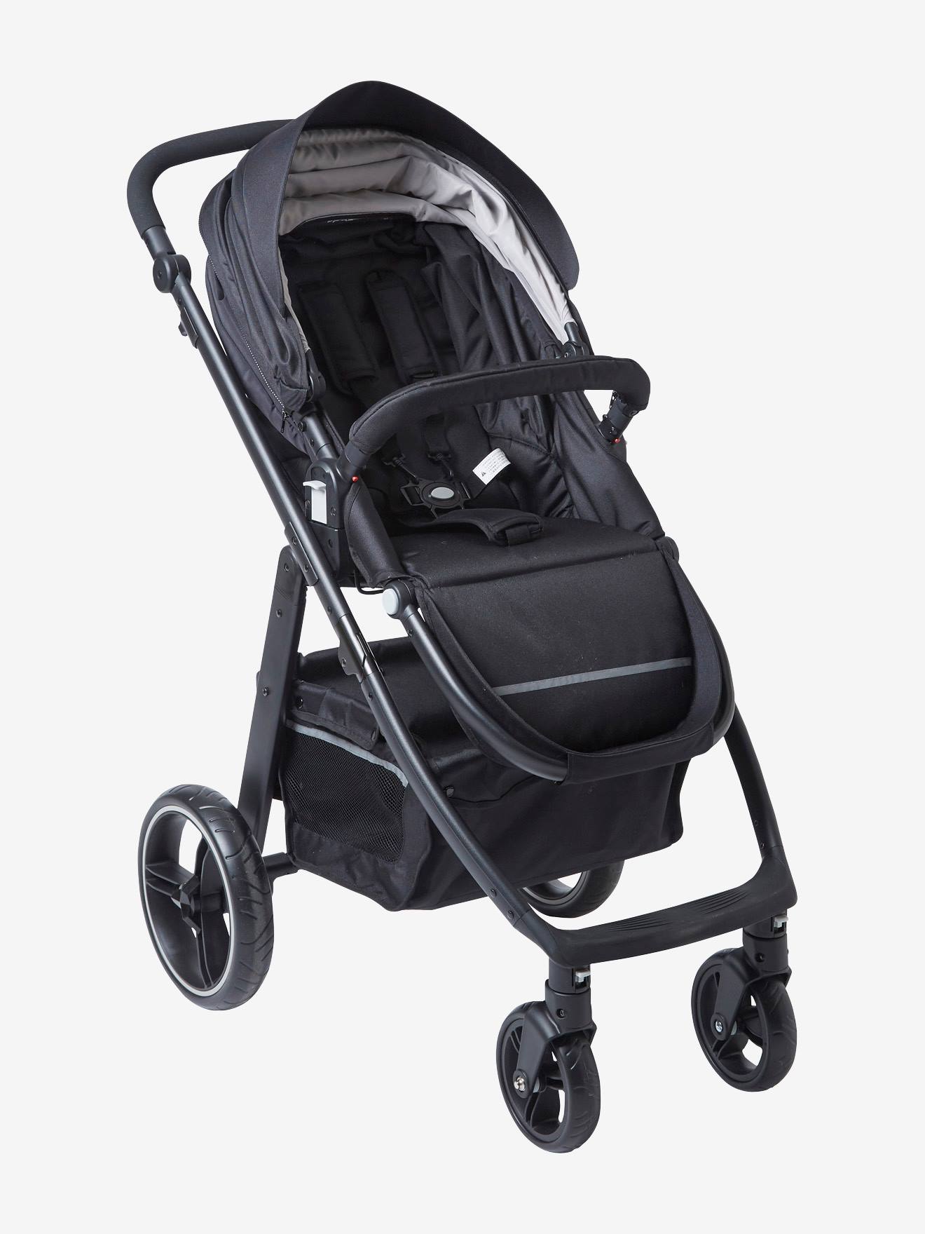 Vertbaudet Kombi Kinderwagen Mobicity Mit Babywanne In Schwarz