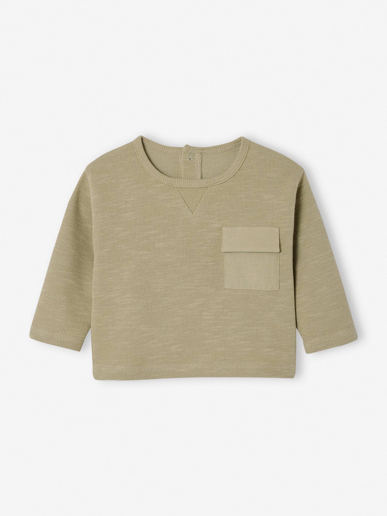 Baby Langarmshirt mit Brusttasche