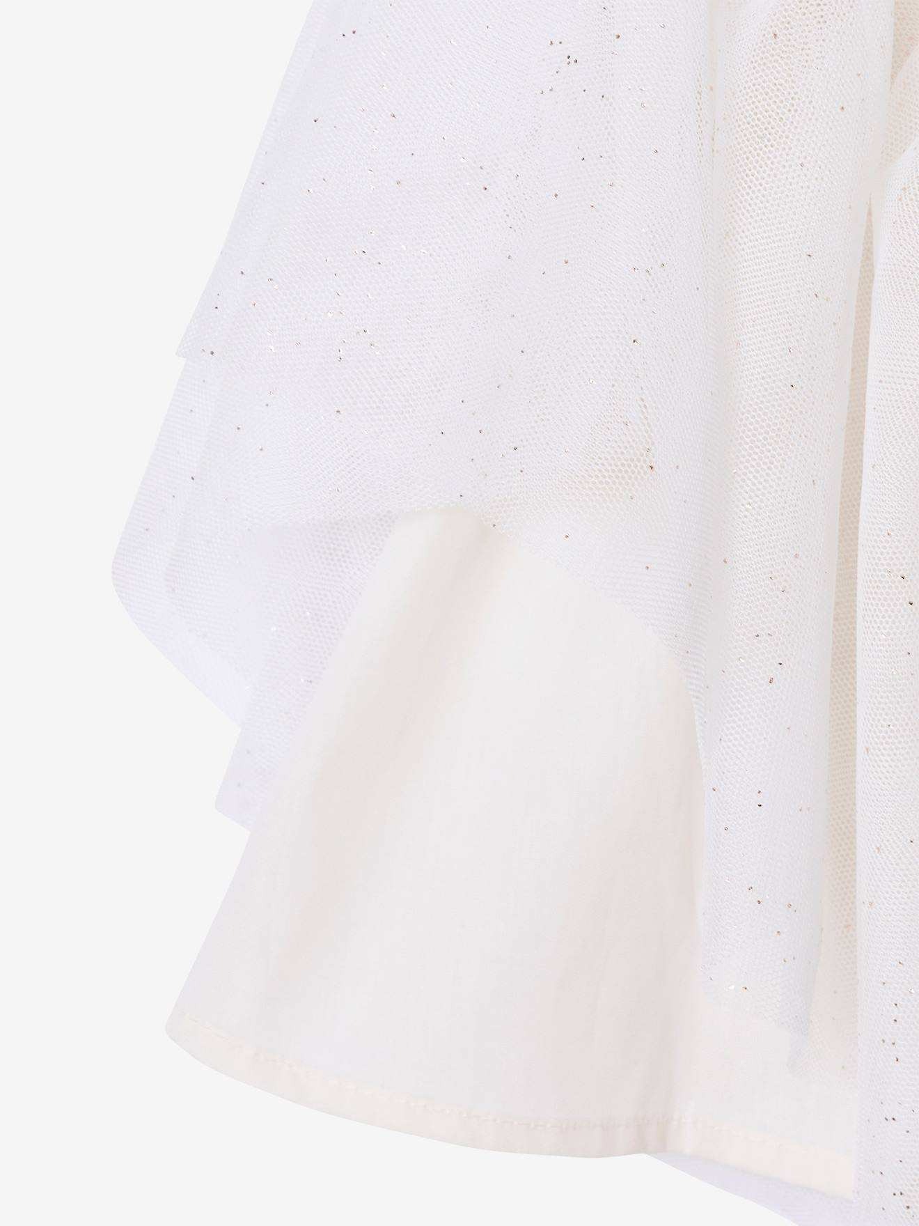 Thumbnail - Mädchen Weihnachtskleid mit Pailletten und Tüll