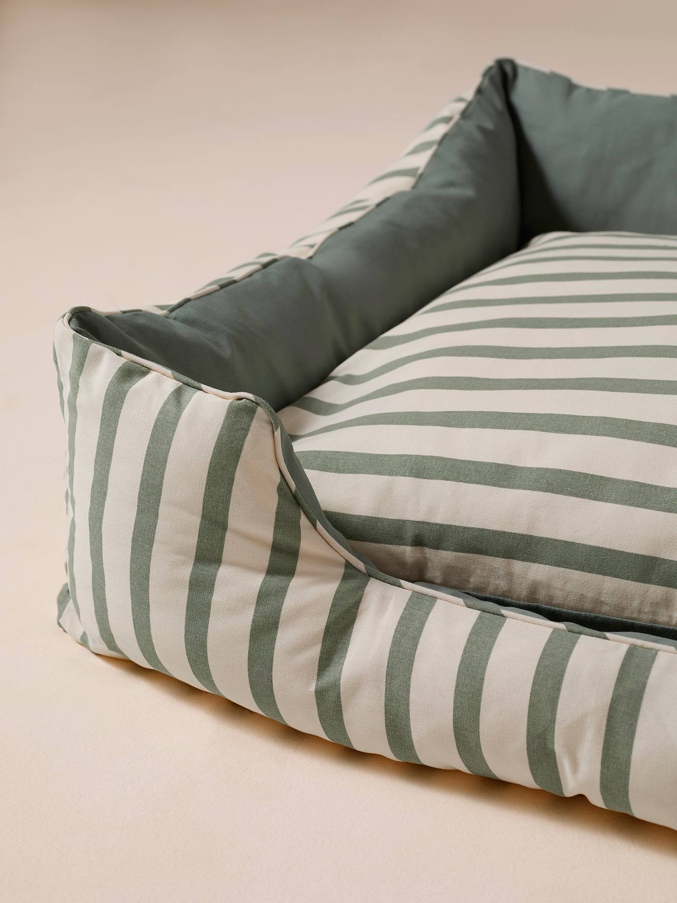 Thumbnail - Hundebett mit Wendekissen aus Baumwollstoff