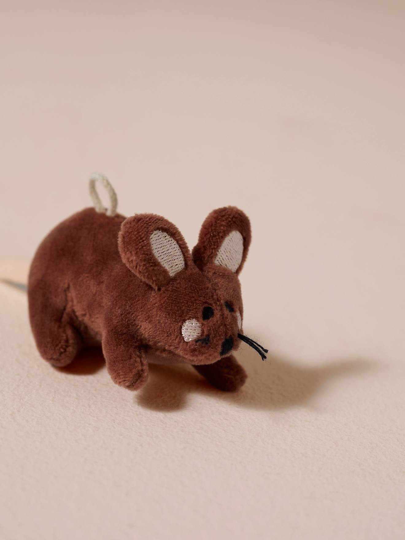 Thumbnail - Katzenangel mit Maus-Spielzeug cappuccino