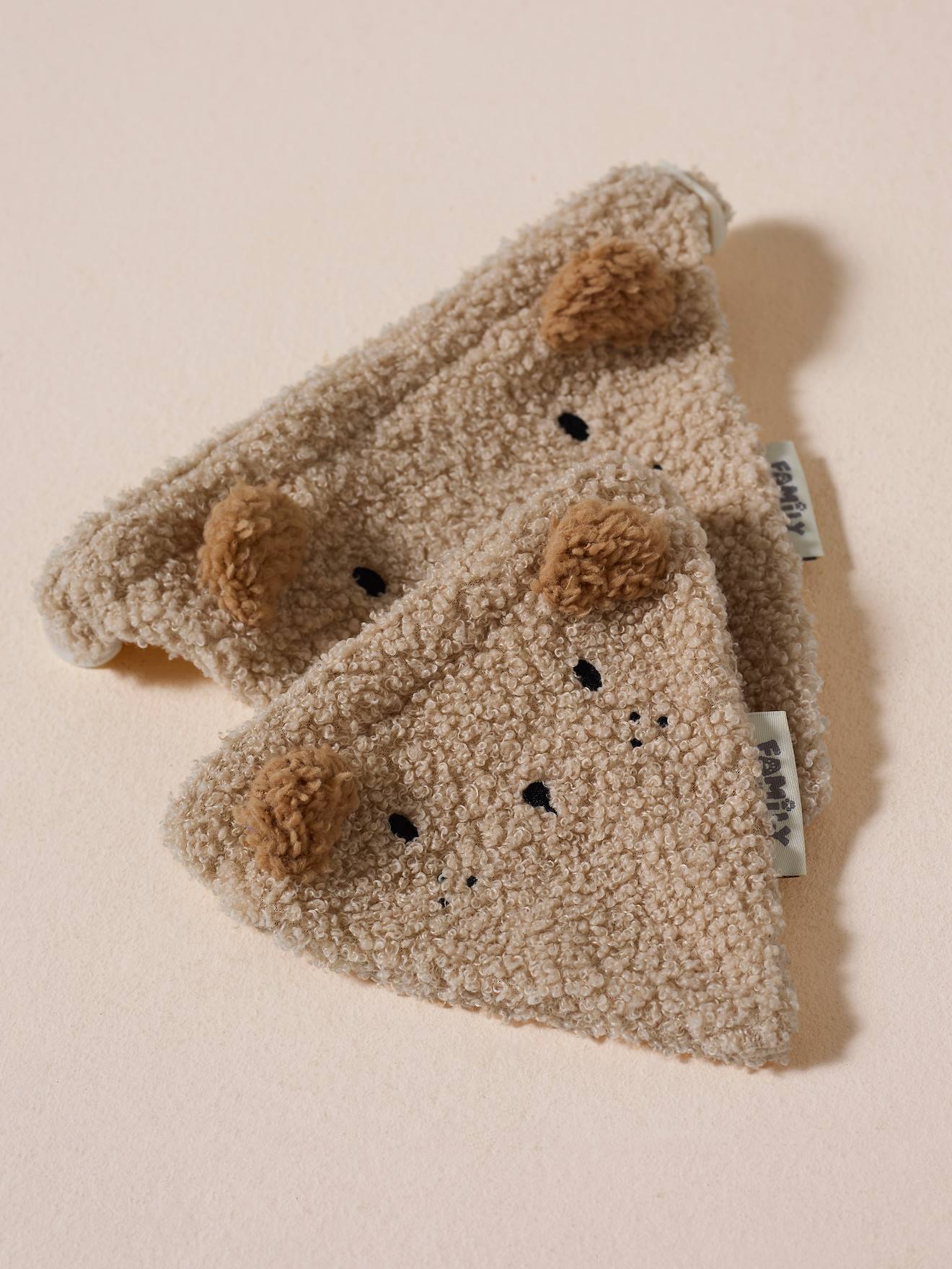 Thumbnail - Hundehalsband mit integriertem Bandana mit Leo-Muster