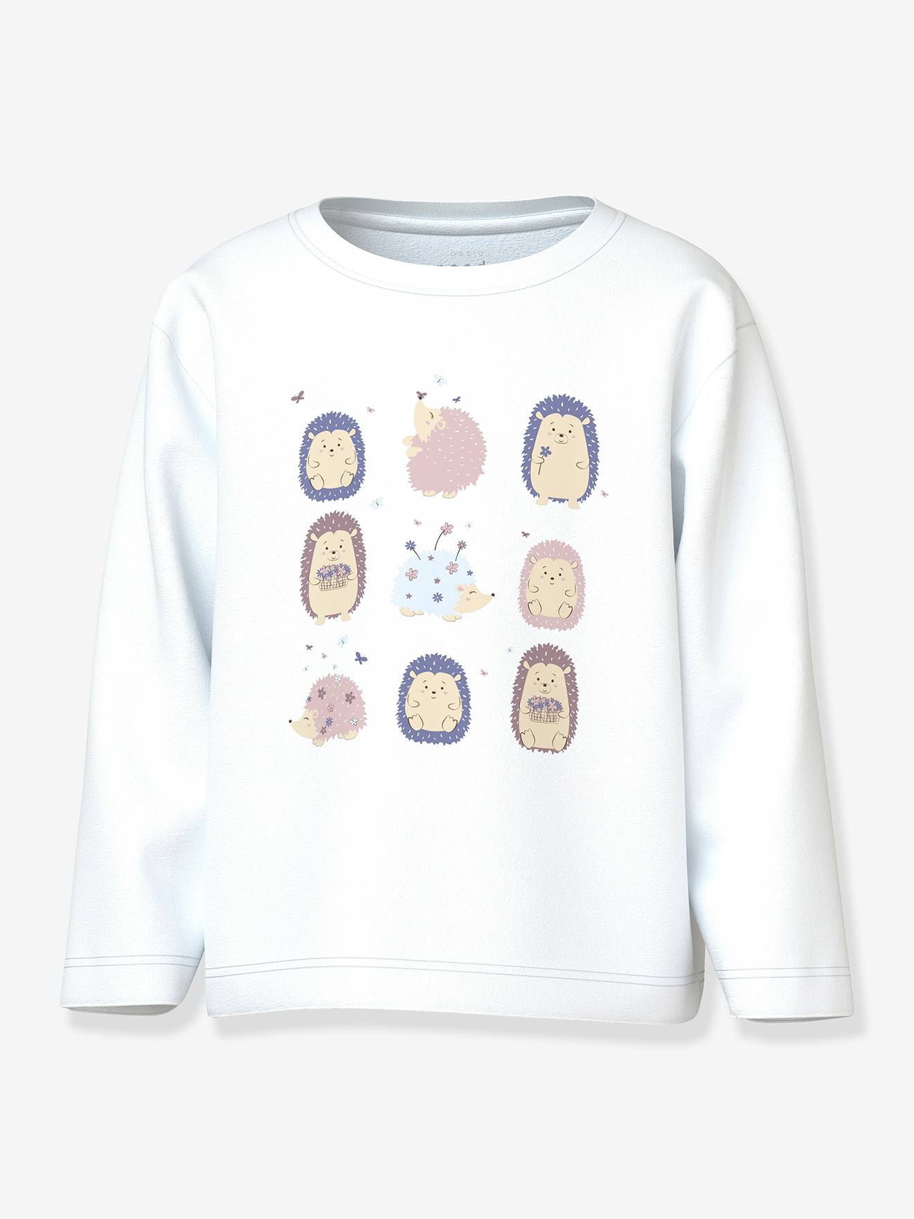 Langarmshirt NMFVEEN Mädchen NAME IT weiß Gr. 92/98