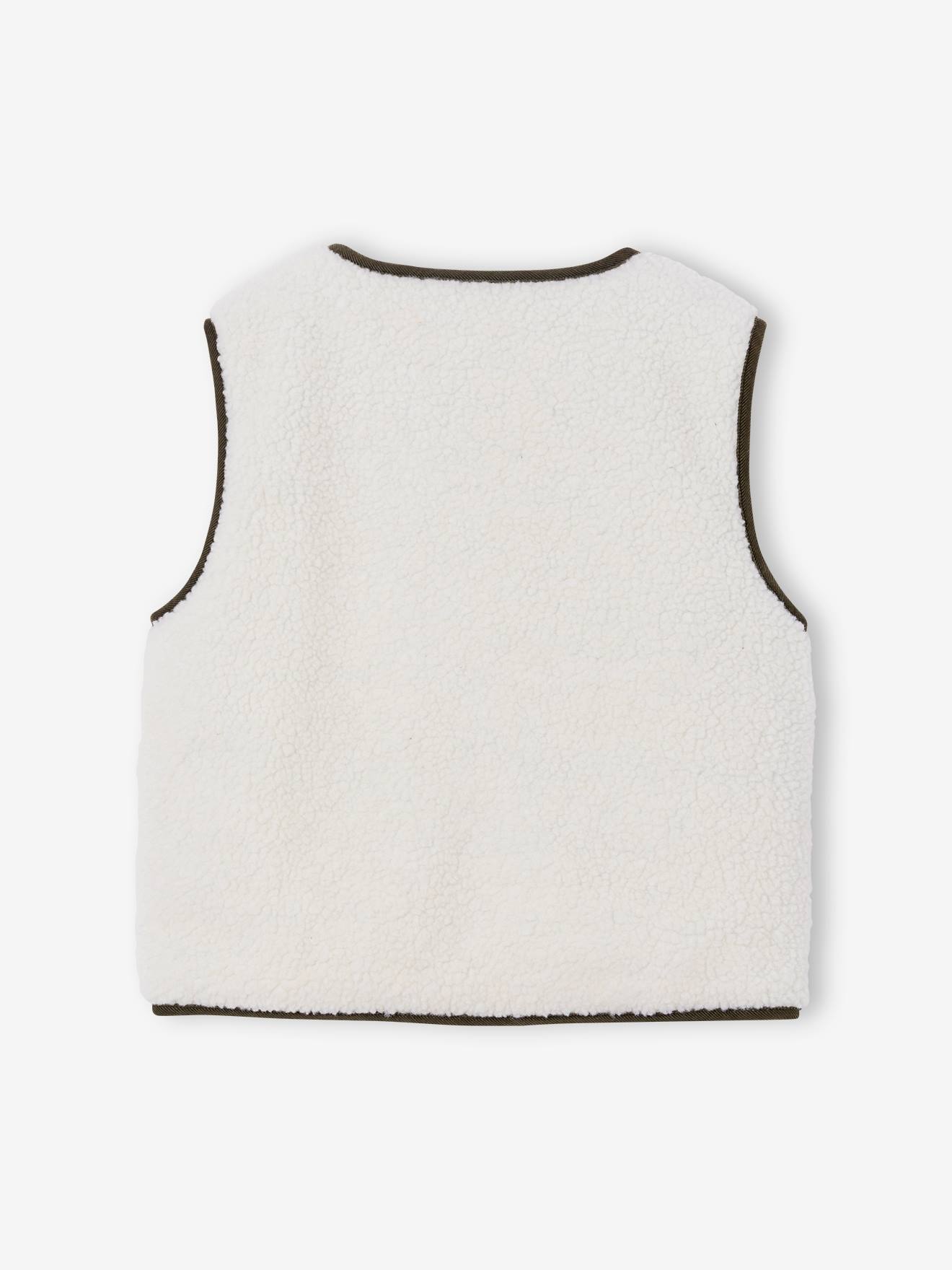 Thumbnail - Kinder Wende-Weste aus Teddyfleece