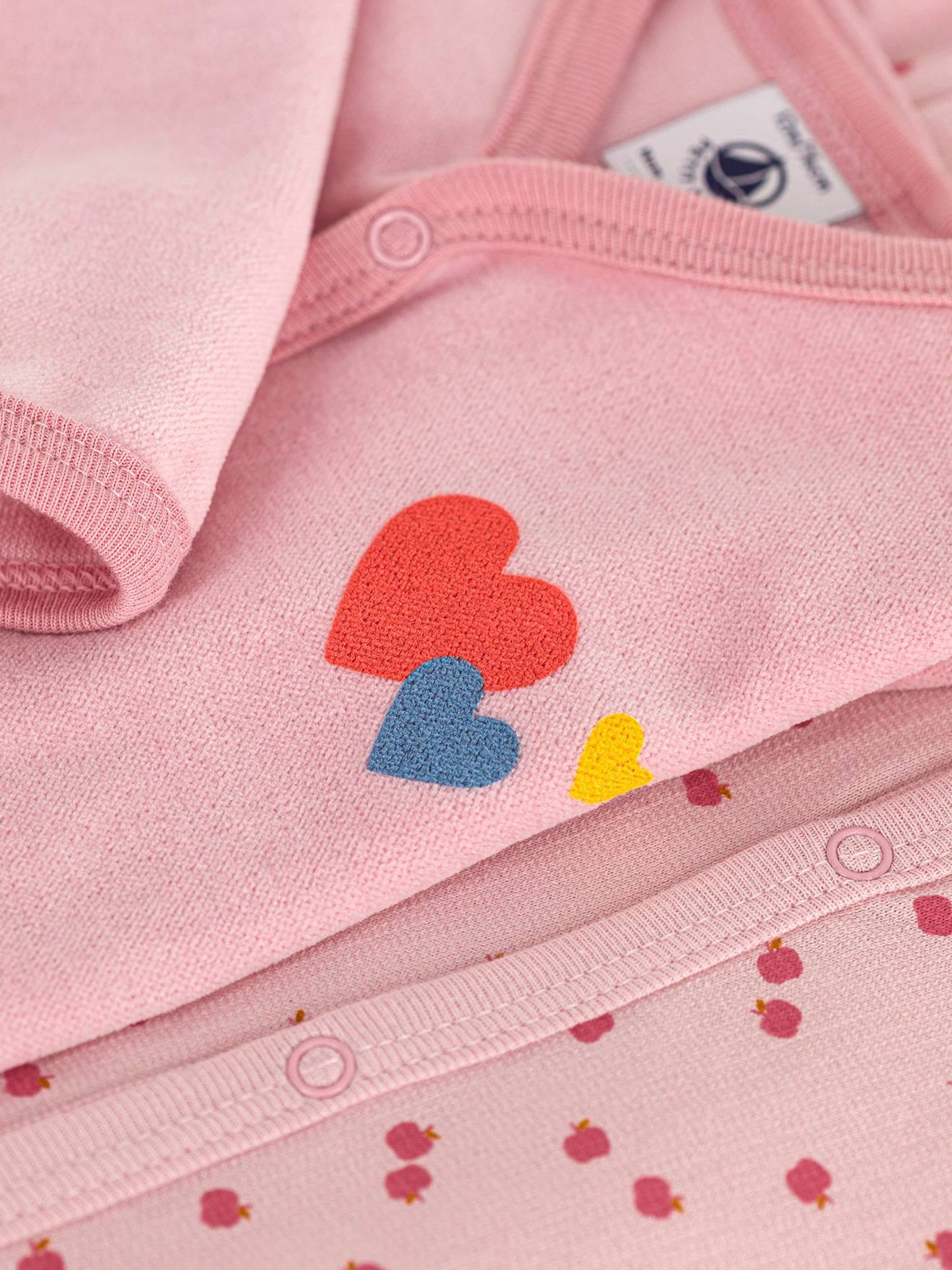 Thumbnail - 2er-Pack Baby-Schlafanzüge aus Baumwolle PETIT BATEAU