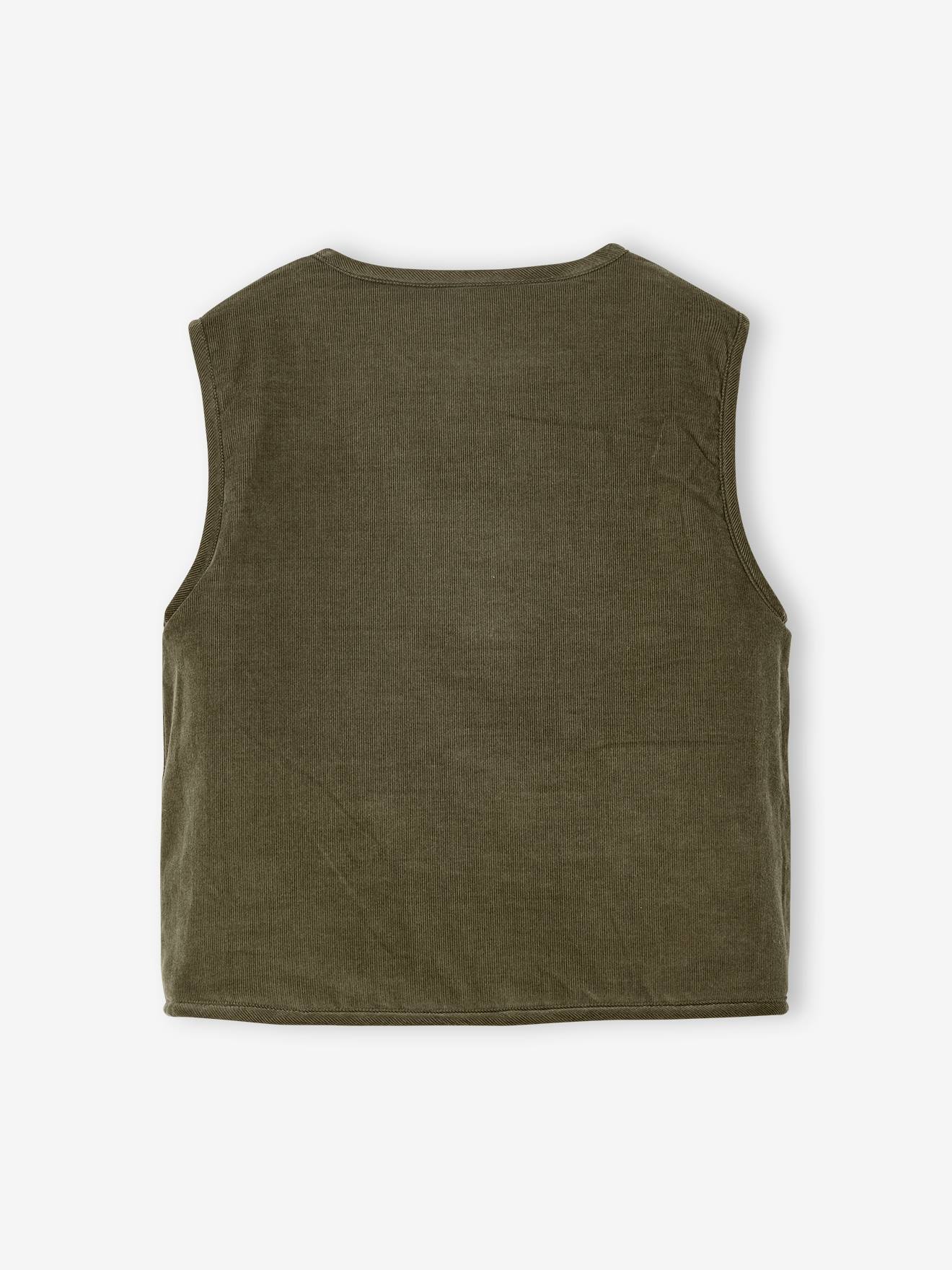 Thumbnail - Kinder Wende-Weste aus Teddyfleece