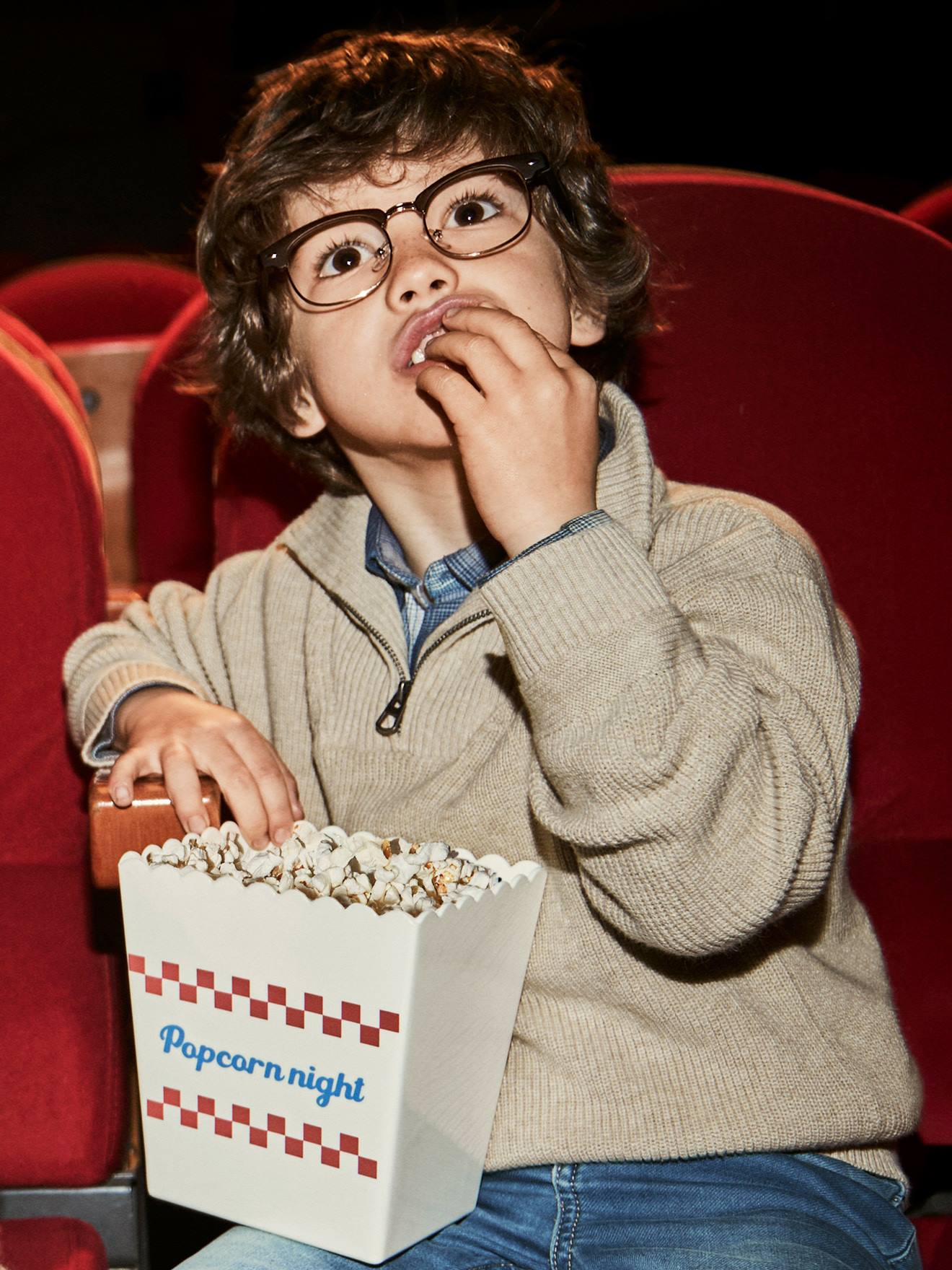 Thumbnail - Jungen Strickpullover mit Troyerkragen Mayoral sandfarben