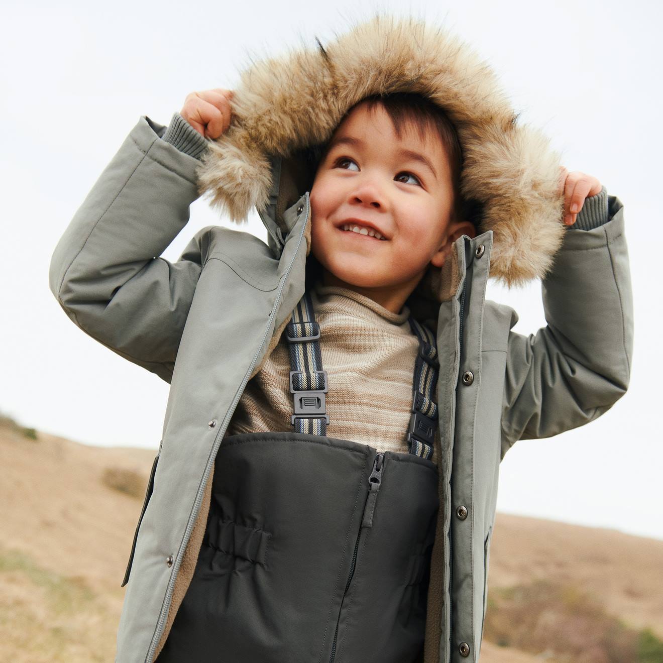 Thumbnail - Winterjacke Jungen Wheat