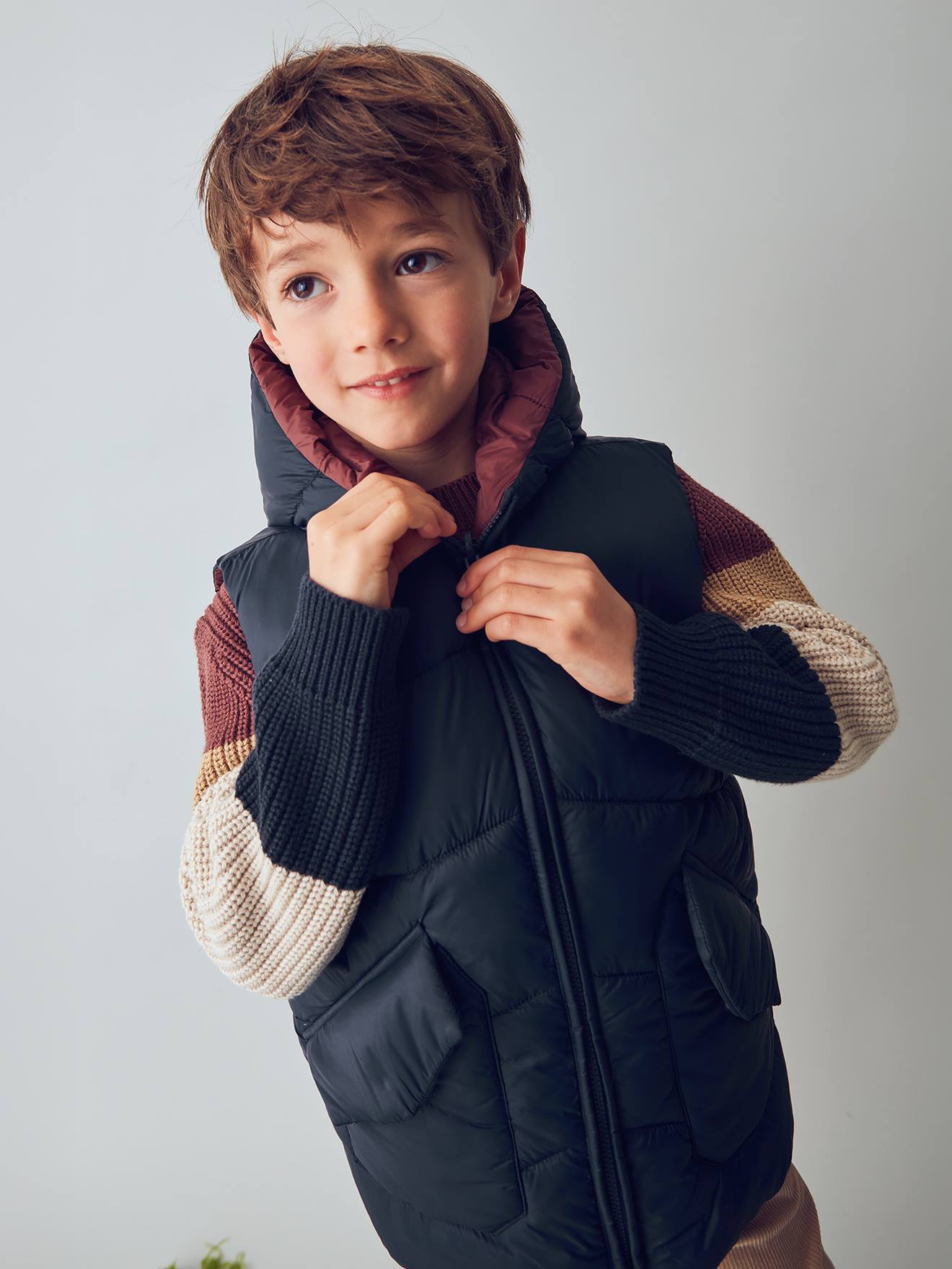 Thumbnail - Wendbare Jungen Steppweste Mayoral